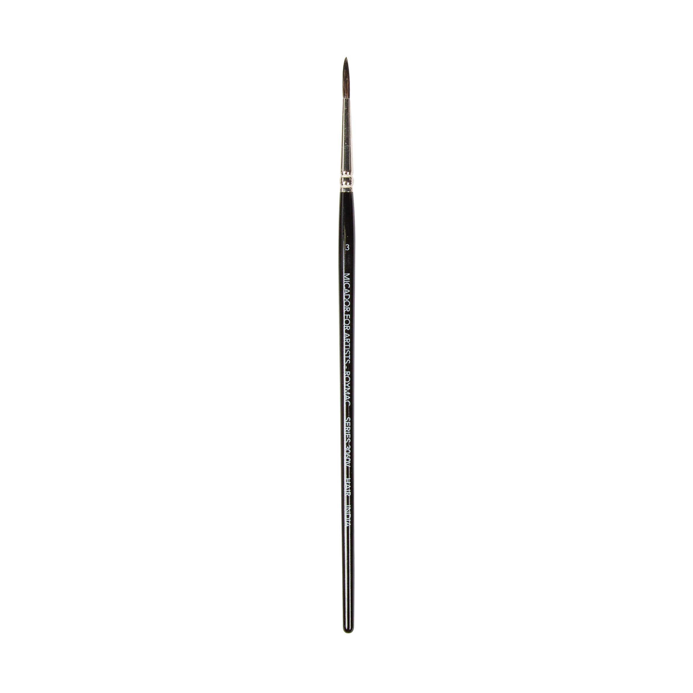 3060V Brush, Round, Size 3 FSC 100% Micador For Artists