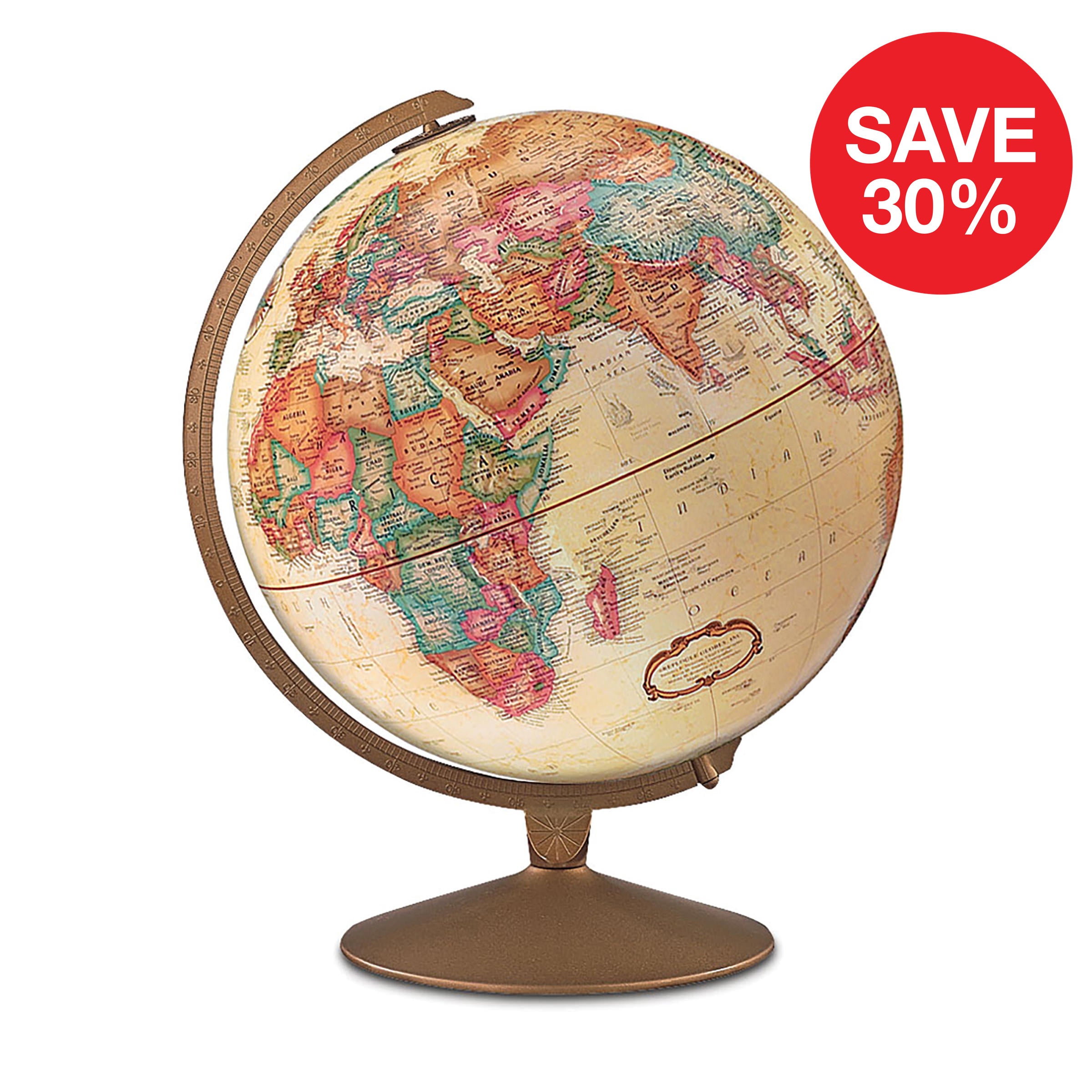 Franklin - Antique, 30cm Replogle