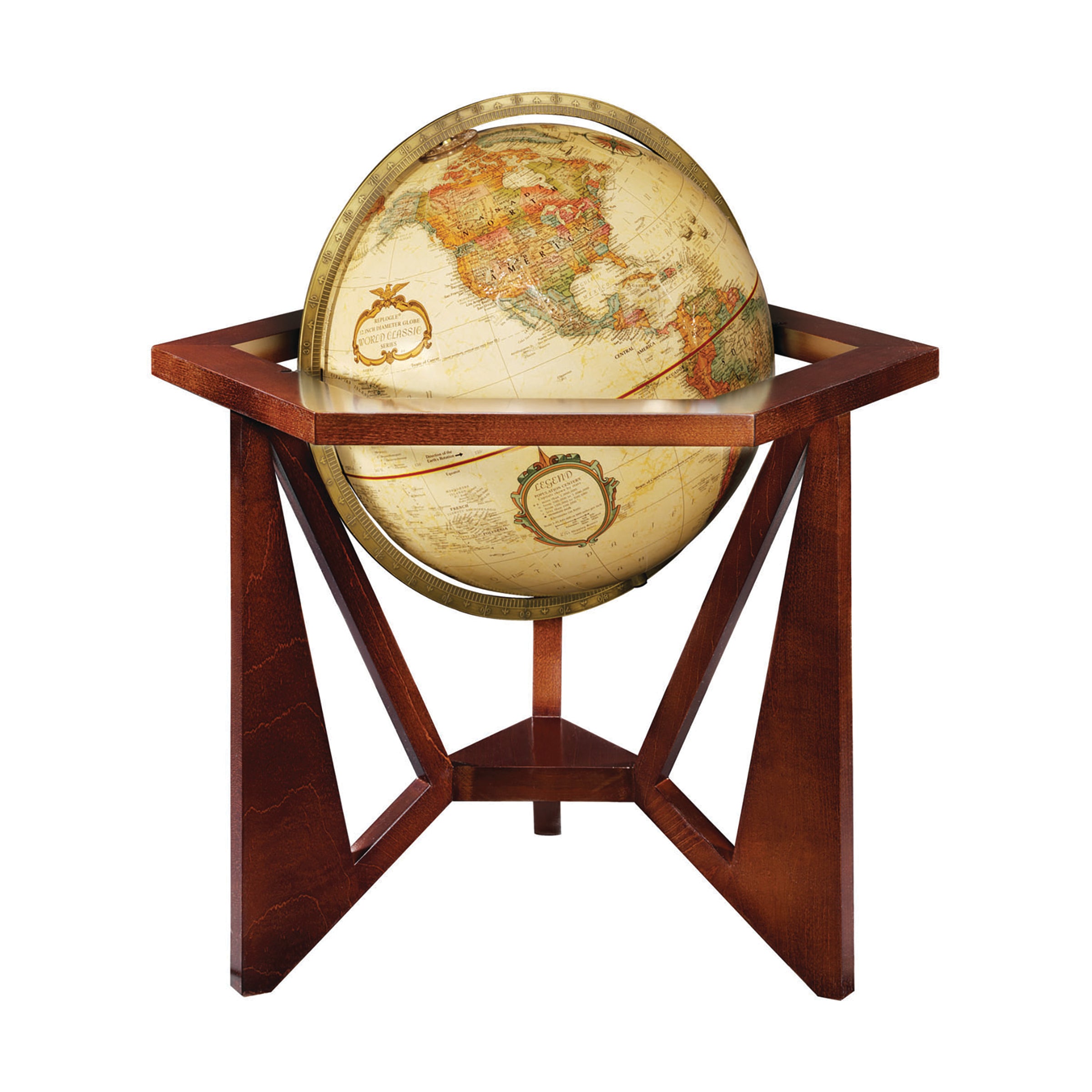 Frank Lloyd Wright San Marcos, Antique, 30cm Replogle