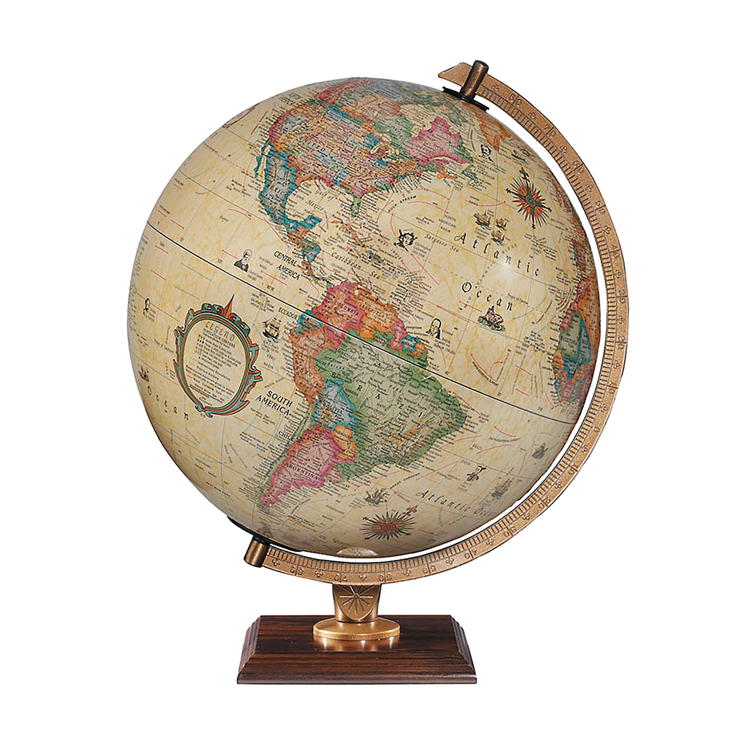 Carlyle - Antique, 30cm Illuminated Replogle