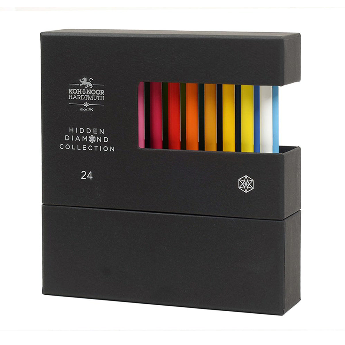 Set of woodless coloured pencils Pack 24 - Hidden Diamond Koh-I-Noor