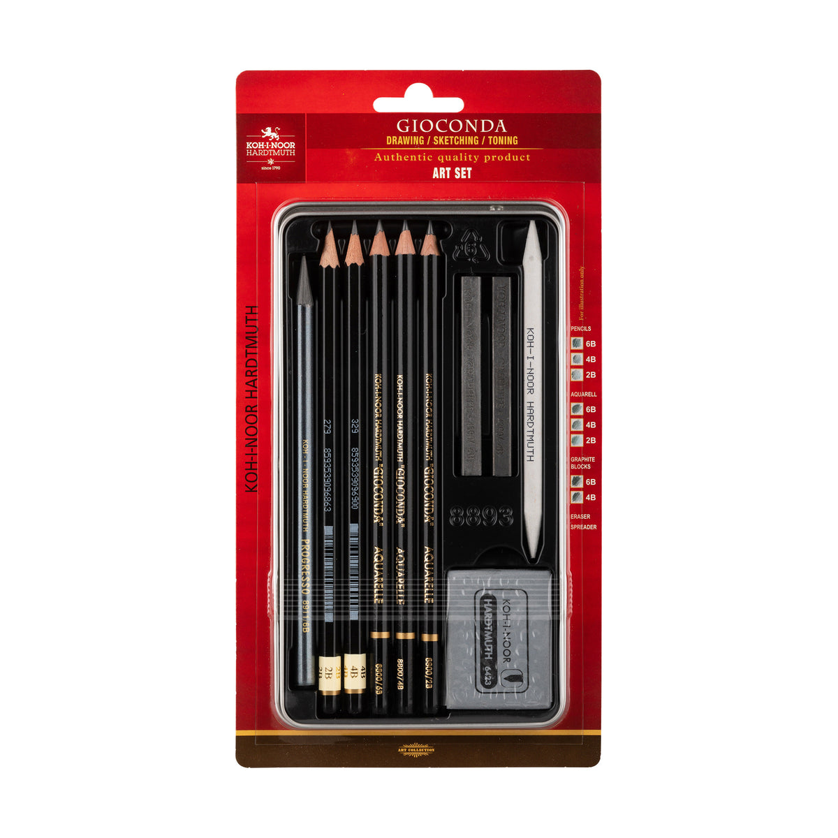 Gioconda 10 piece Art Set Koh-I-Noor