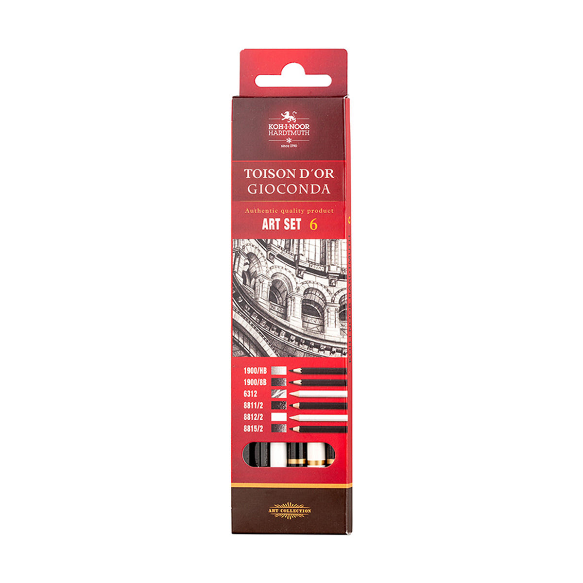 Toison D'or Gioconda 6 piece Art Set Koh-I-Noor