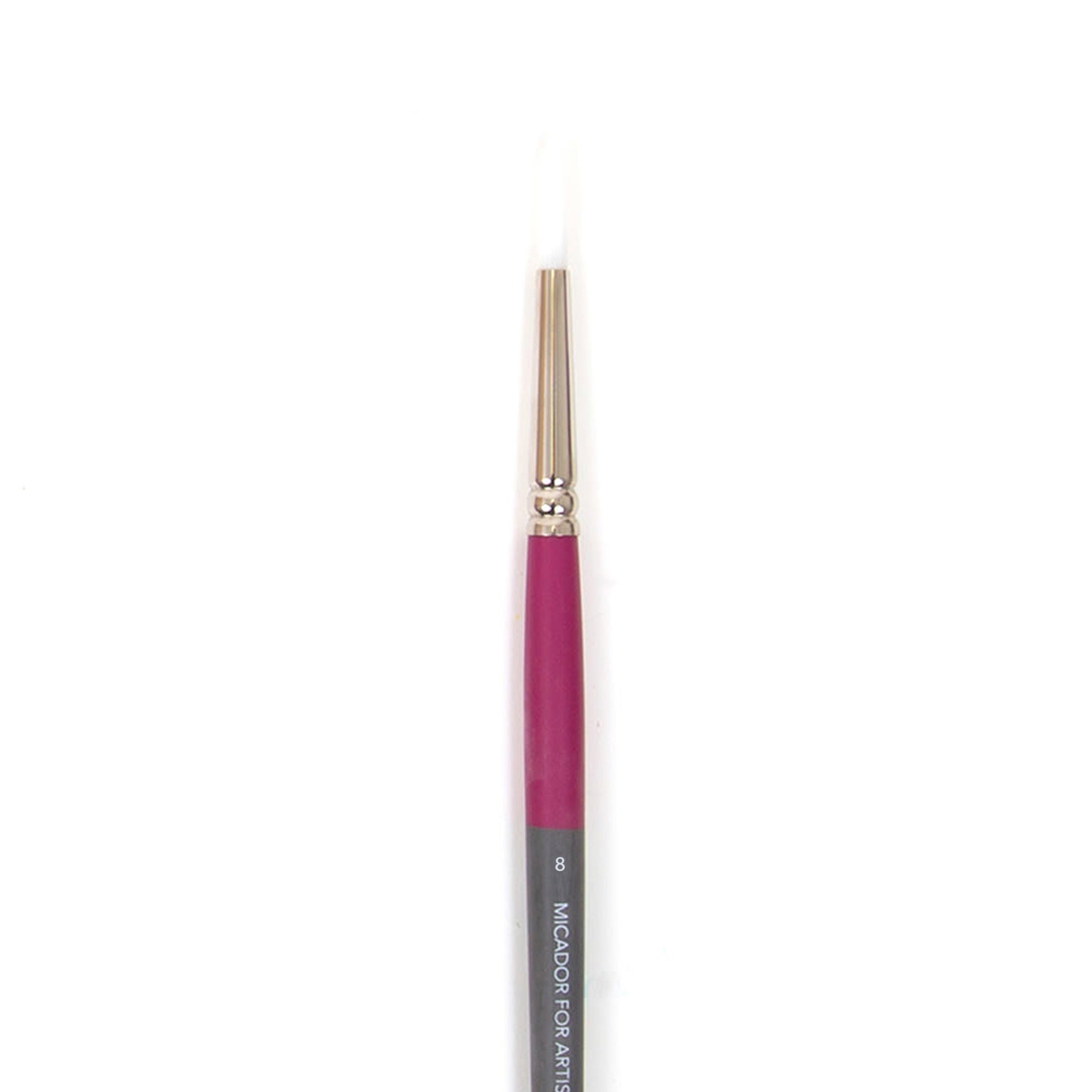 907 Brush - Taklon, Size 8 FSC 100% Micador For Artists