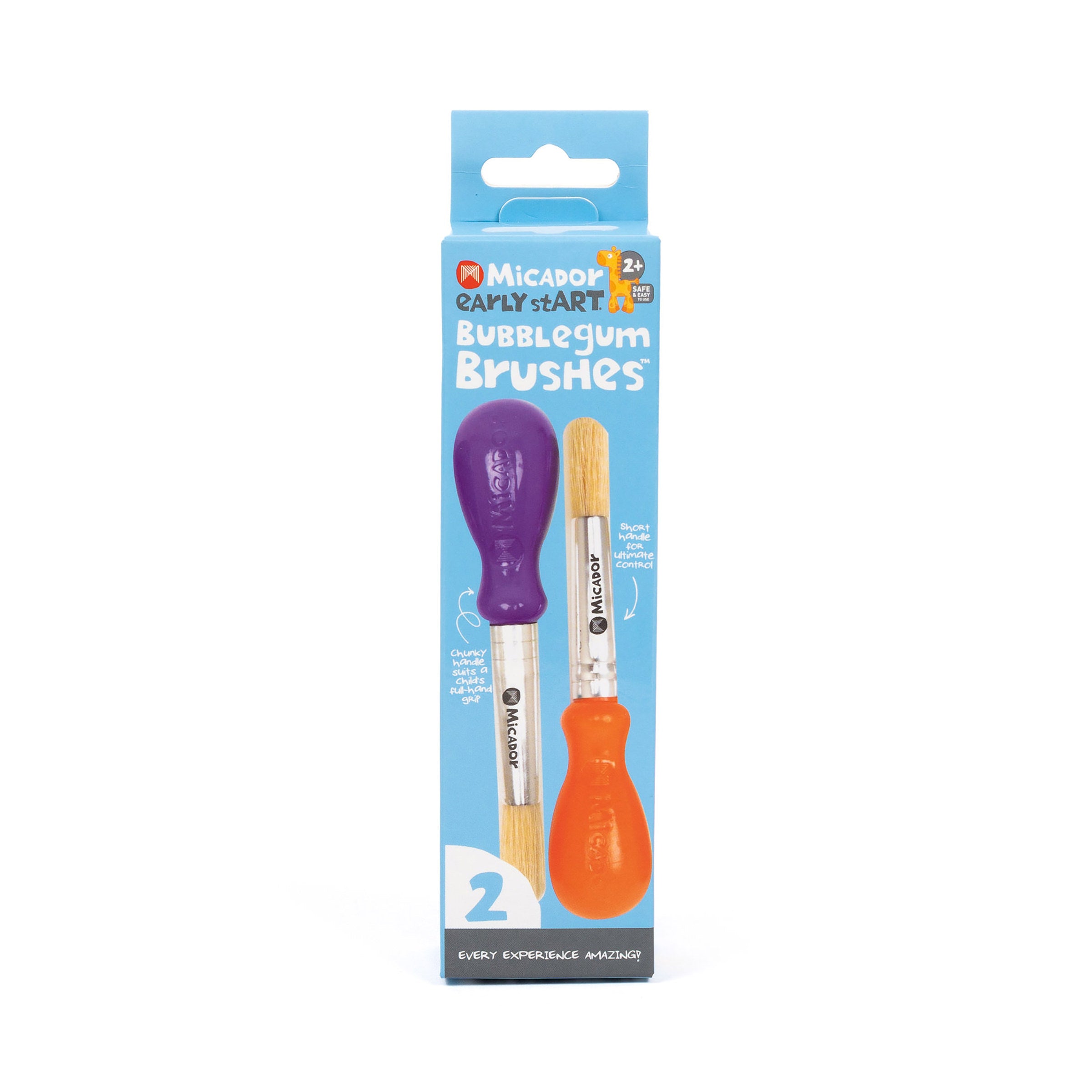 Bubblegum Brushes Assorted, Pack 2 early stART