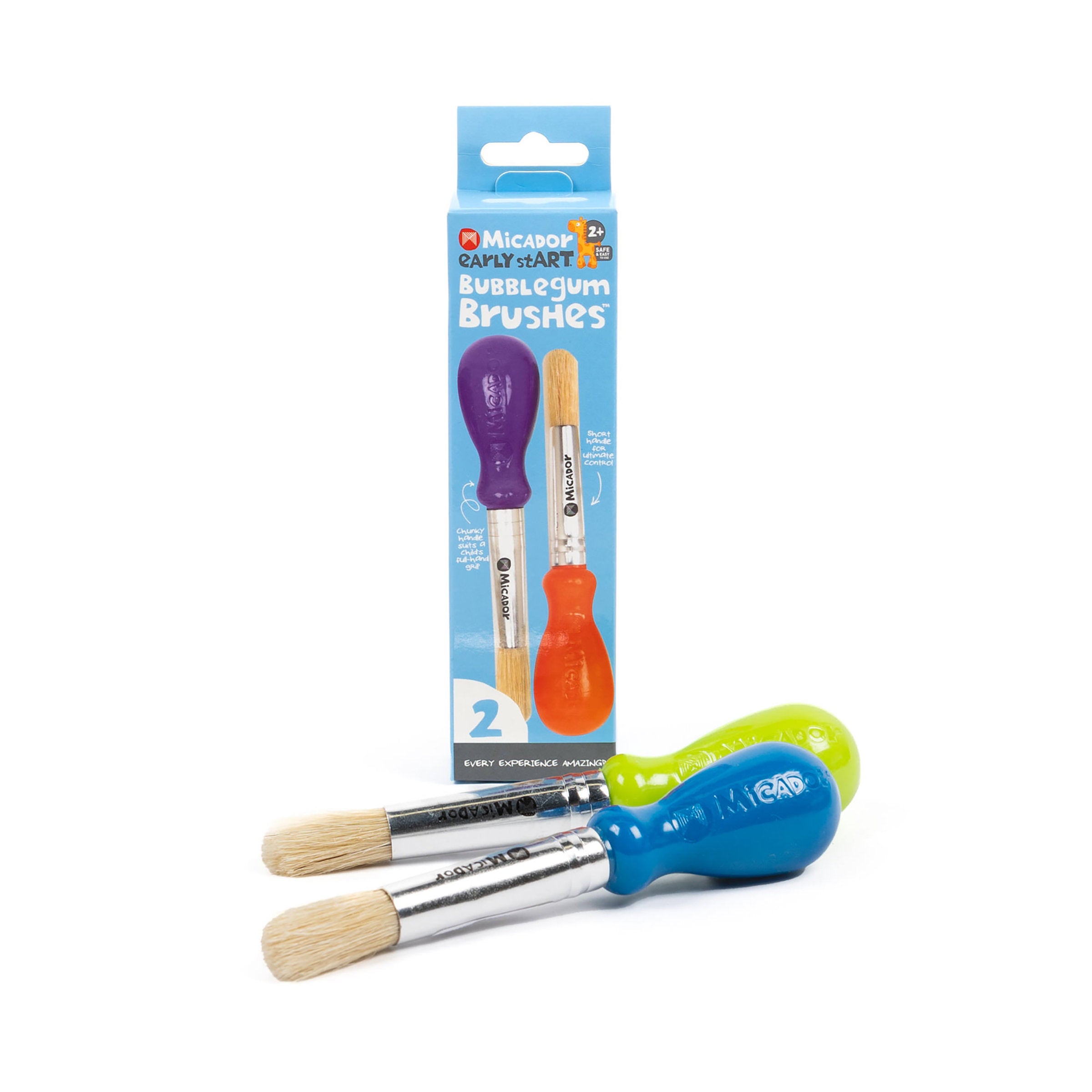 Bubblegum Brushes Assorted, Pack 2 early stART