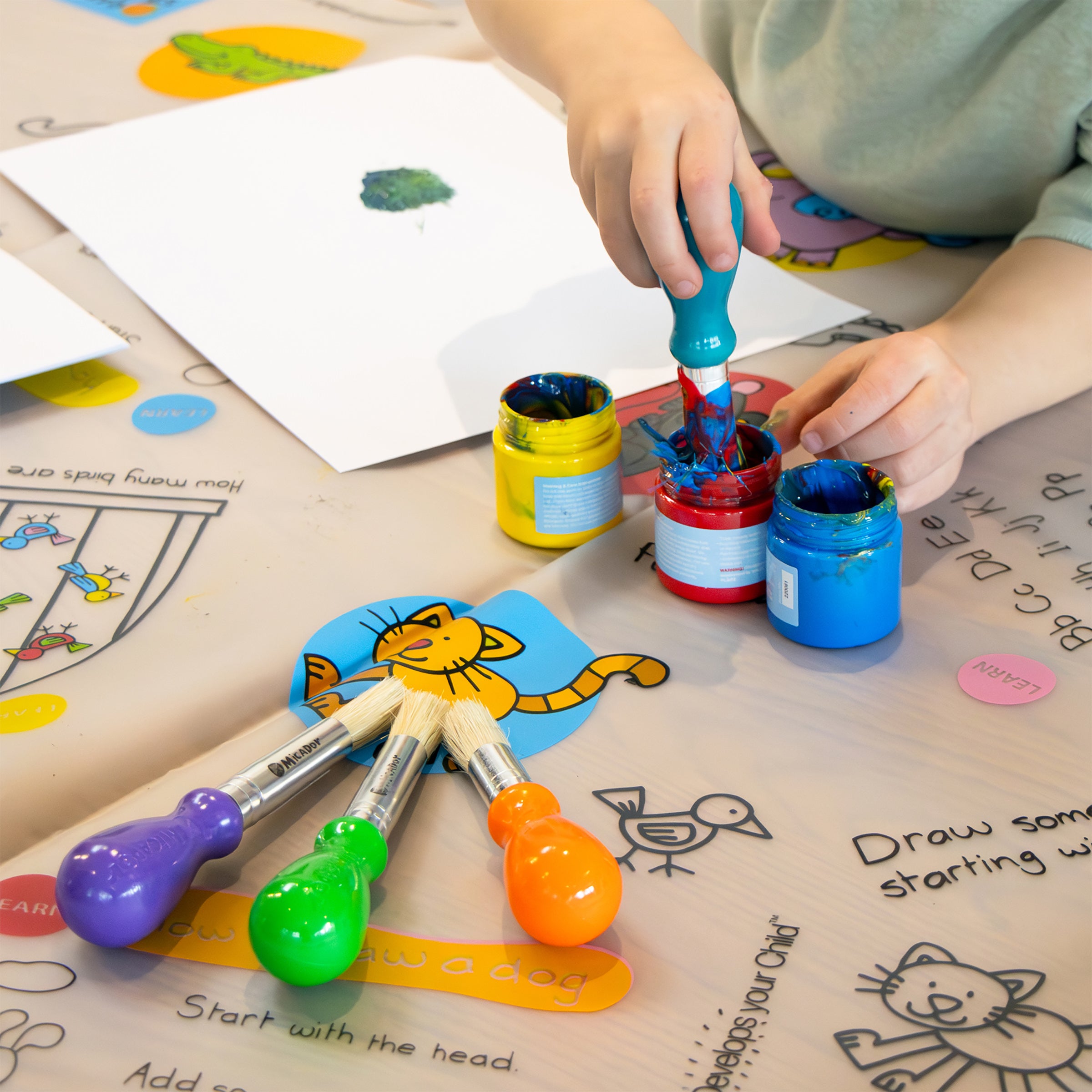 Bubblegum Brushes Assorted, Pack 2 early stART