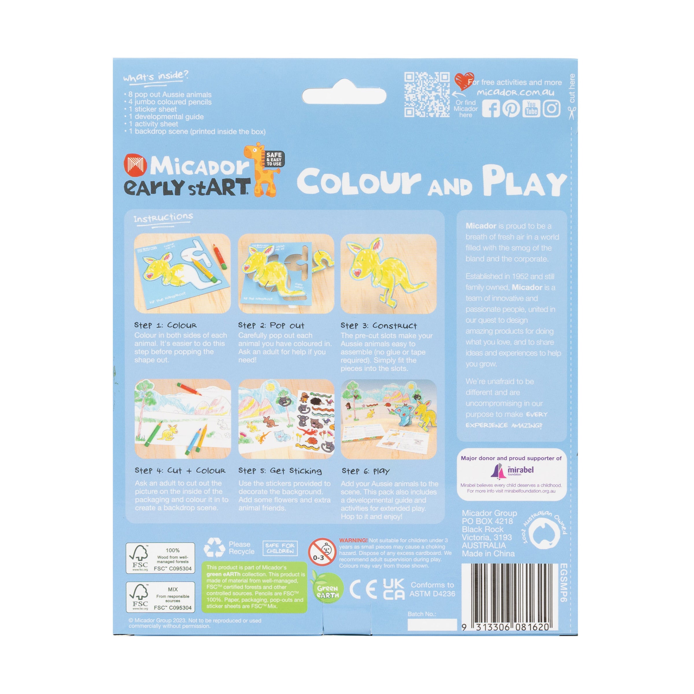 Colour and Play - Aussie Edition FSC Mix early stART