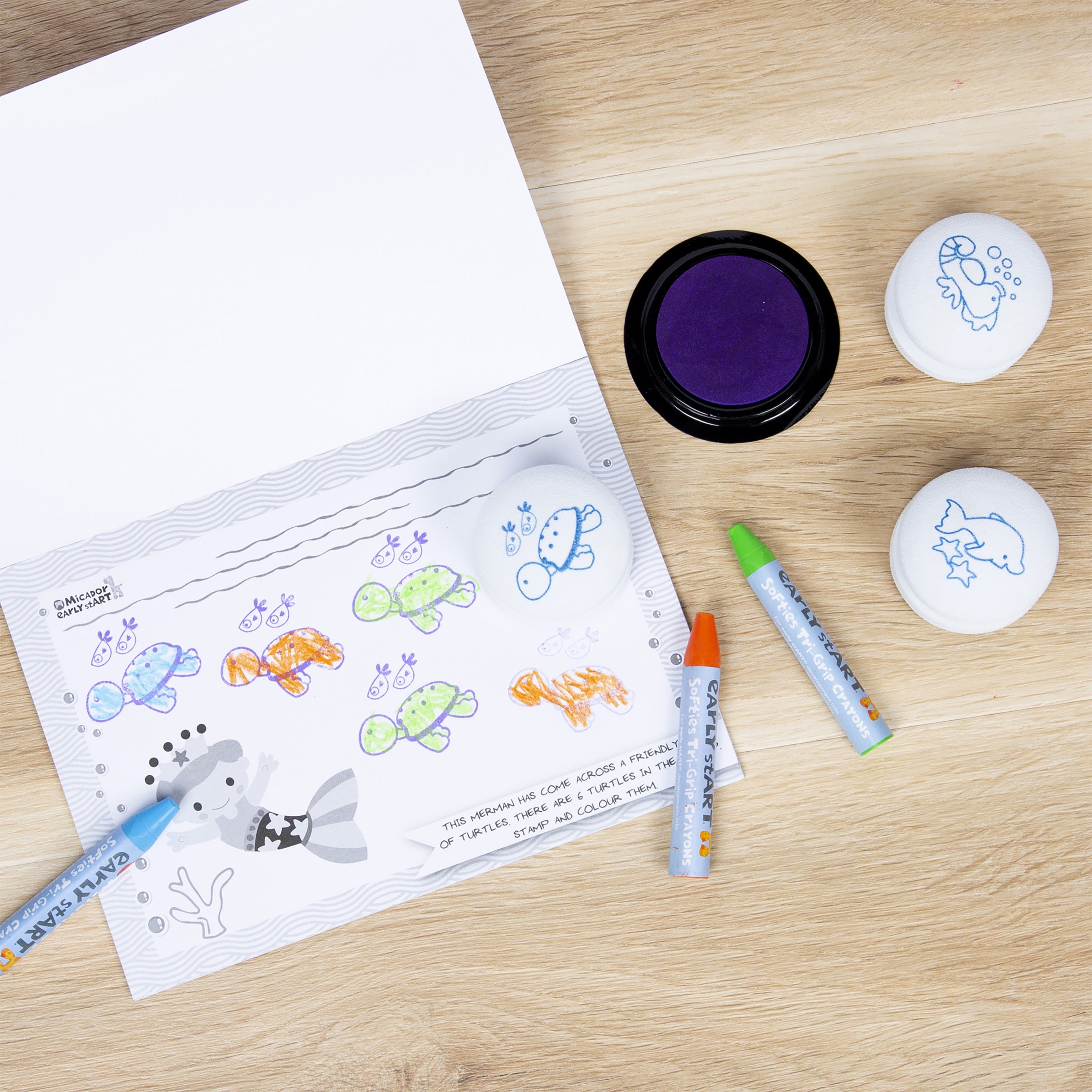 Stamp & Colour Mini Sea FSC Mix early stART