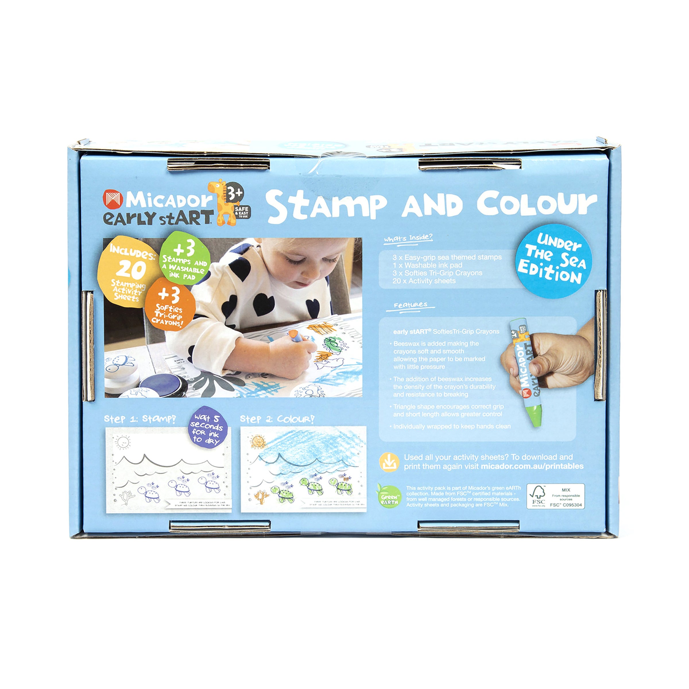 Stamp & Colour Mini Sea FSC Mix early stART