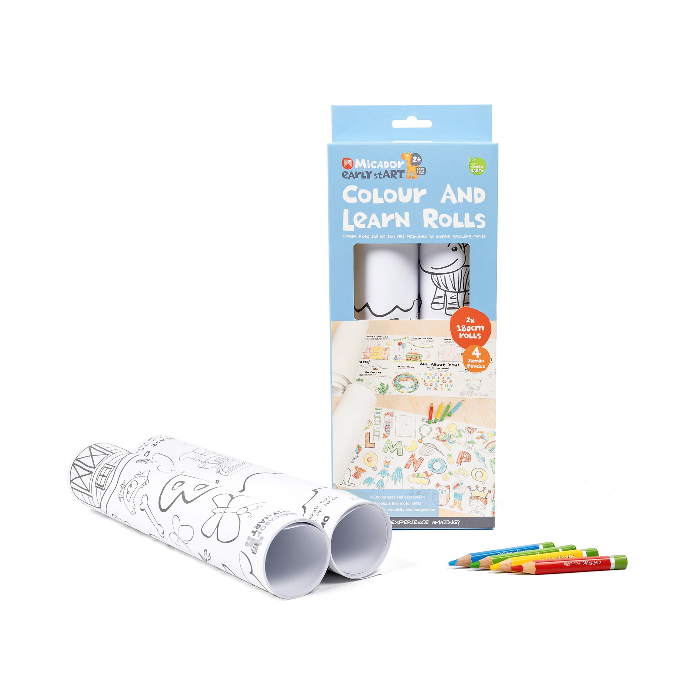 Colour and Learn Rolls, Pack 2, FSC, early stART