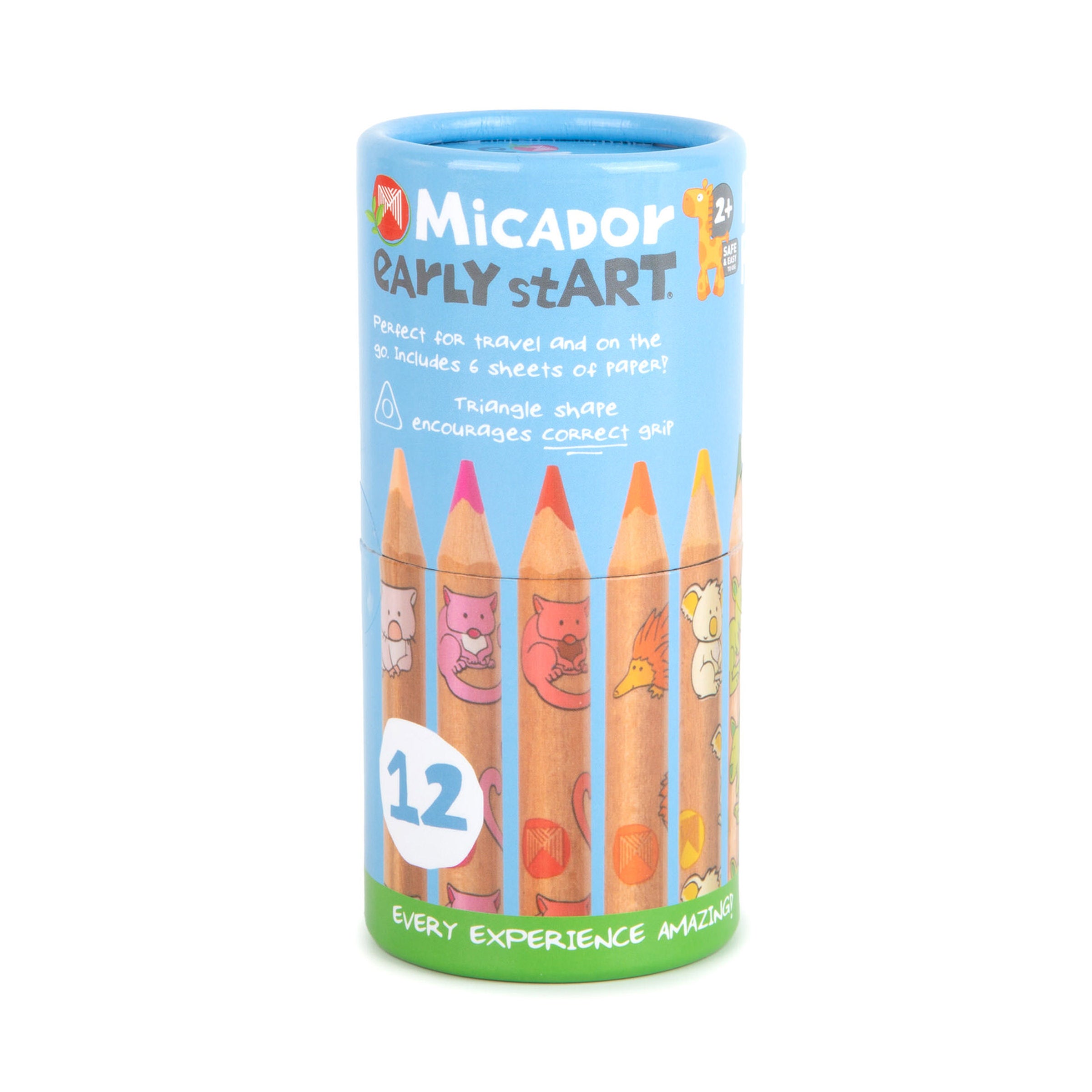 Triangle Pencil Pocket Pack, FSC 100%, Pack 12 early stART