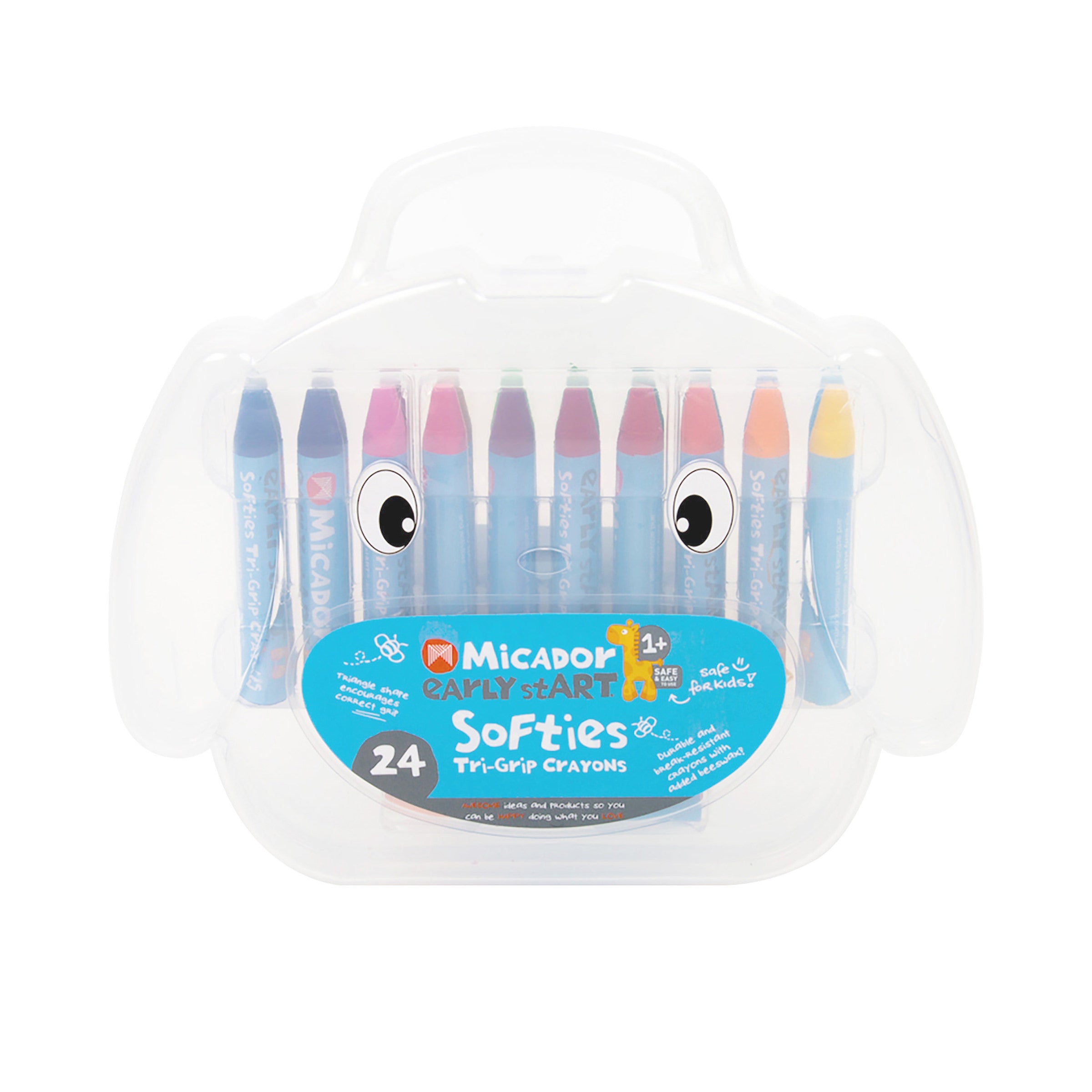 Softies Tri Grip Crayons, Case 24 early stART