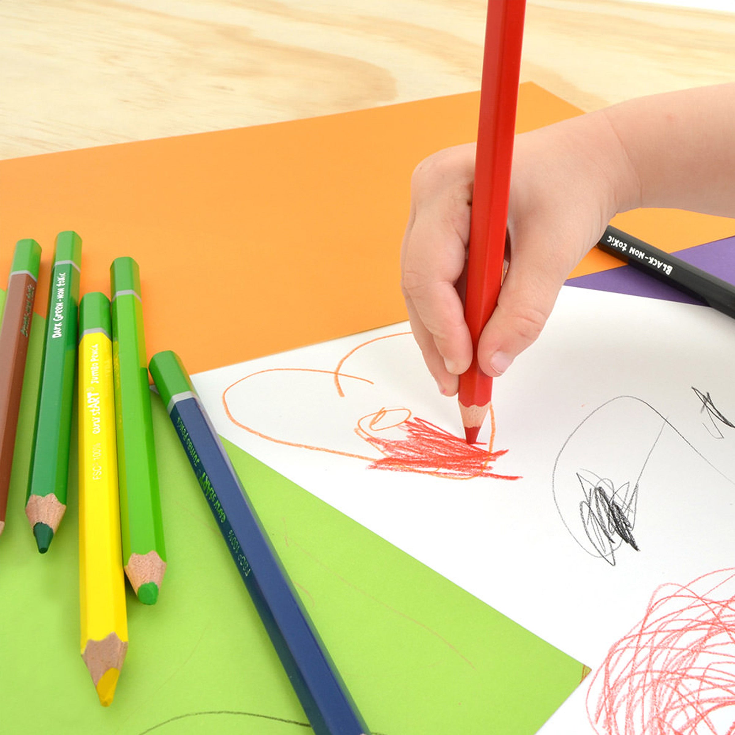 Jumbo Pencils - FSC 100% Pack 10 early stART