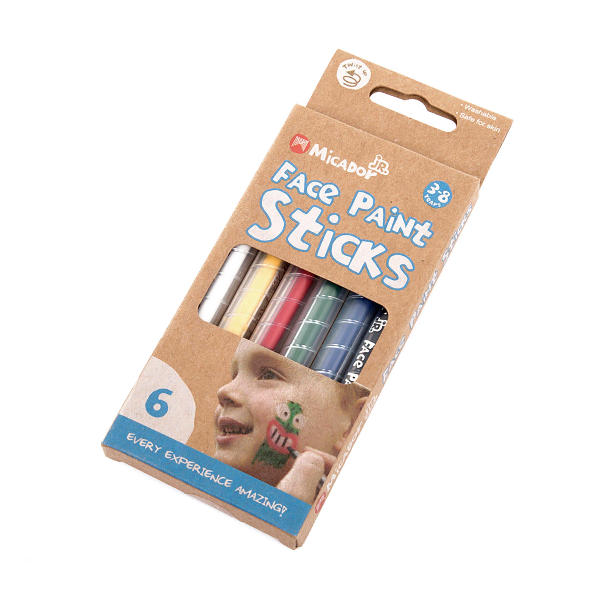 Face Paint Sticks, Card 6 Micador jR.