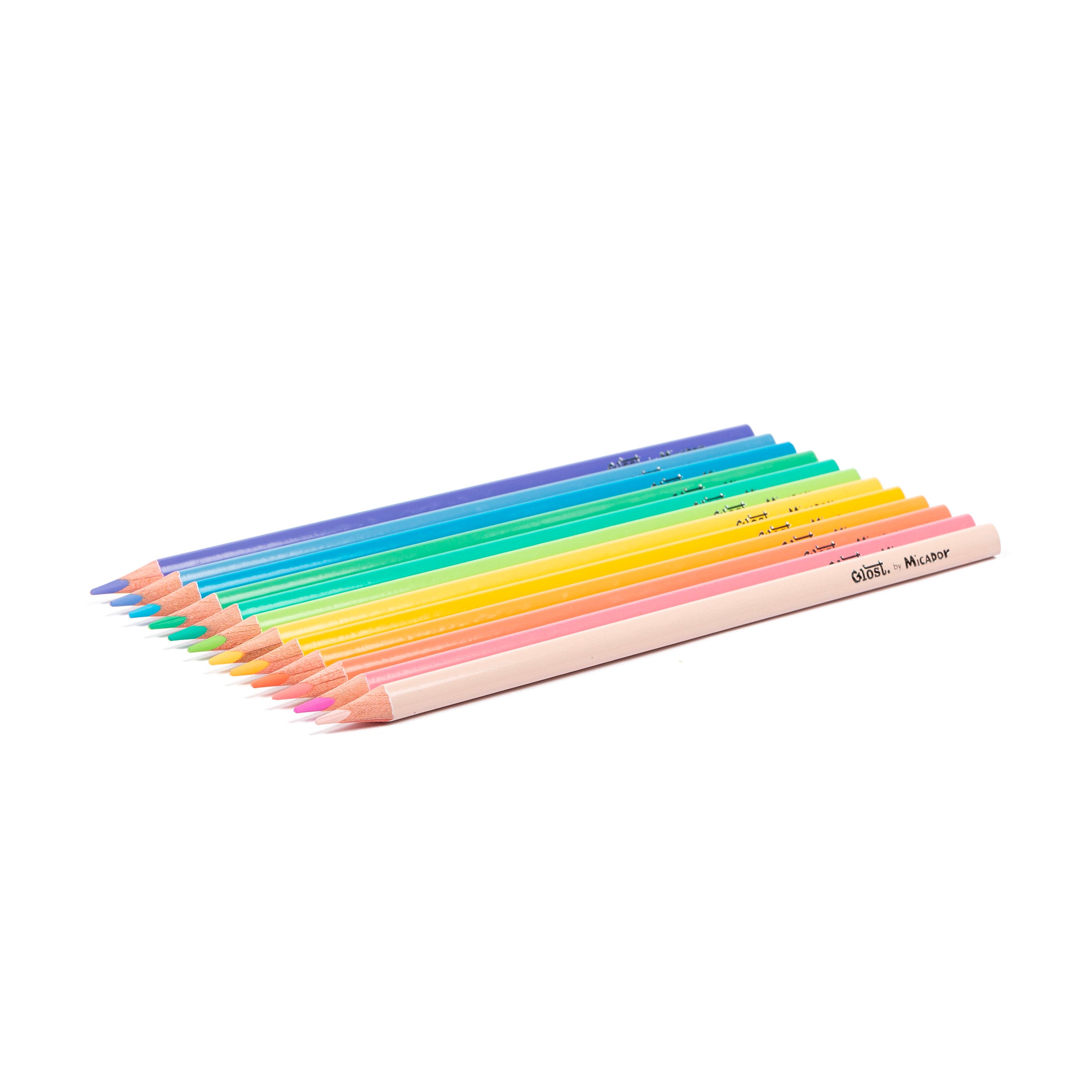 Pencils, Pack 12, Pastel, FSC 100%, Glost