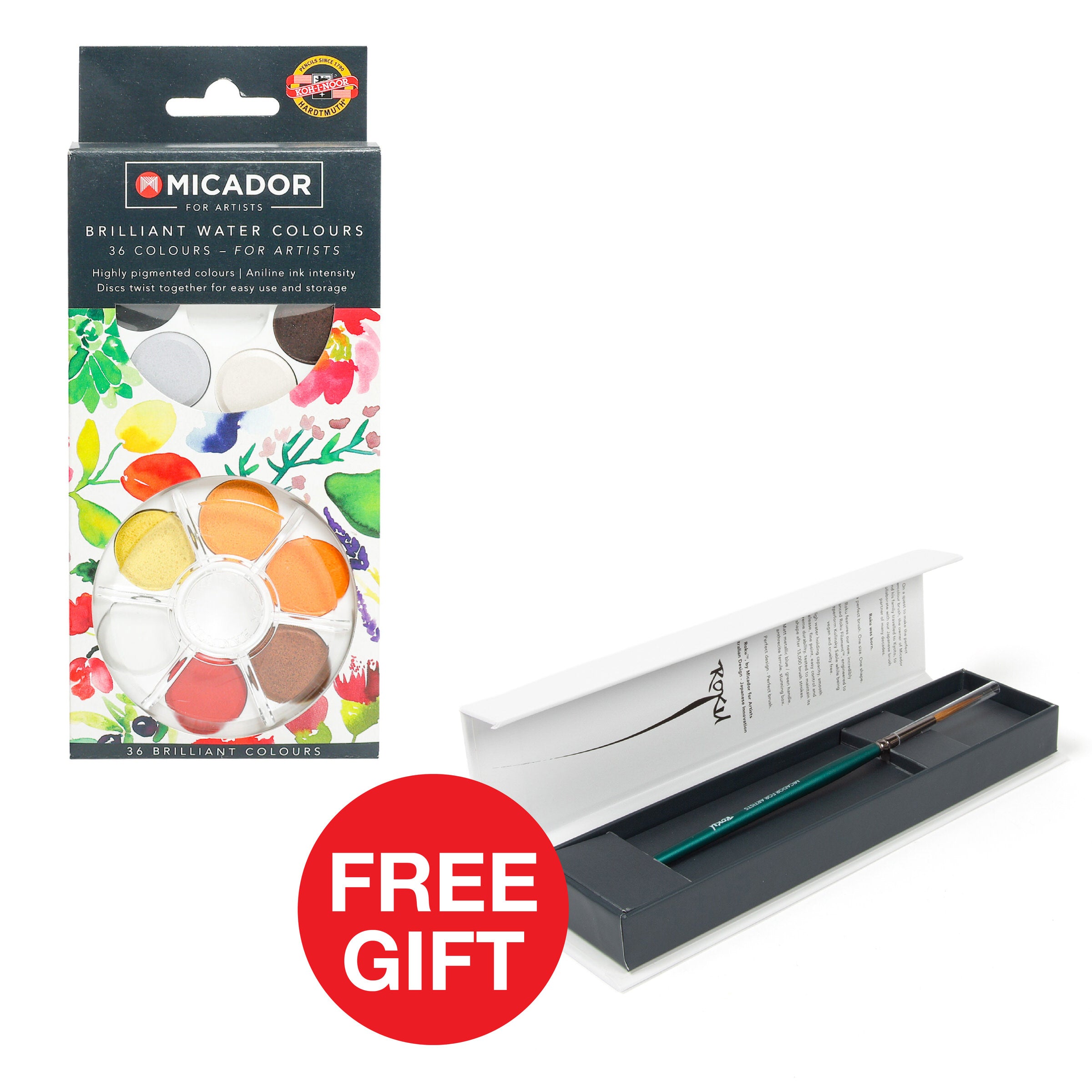 Watercolour Disc -36 Brilliant Micador For Artists