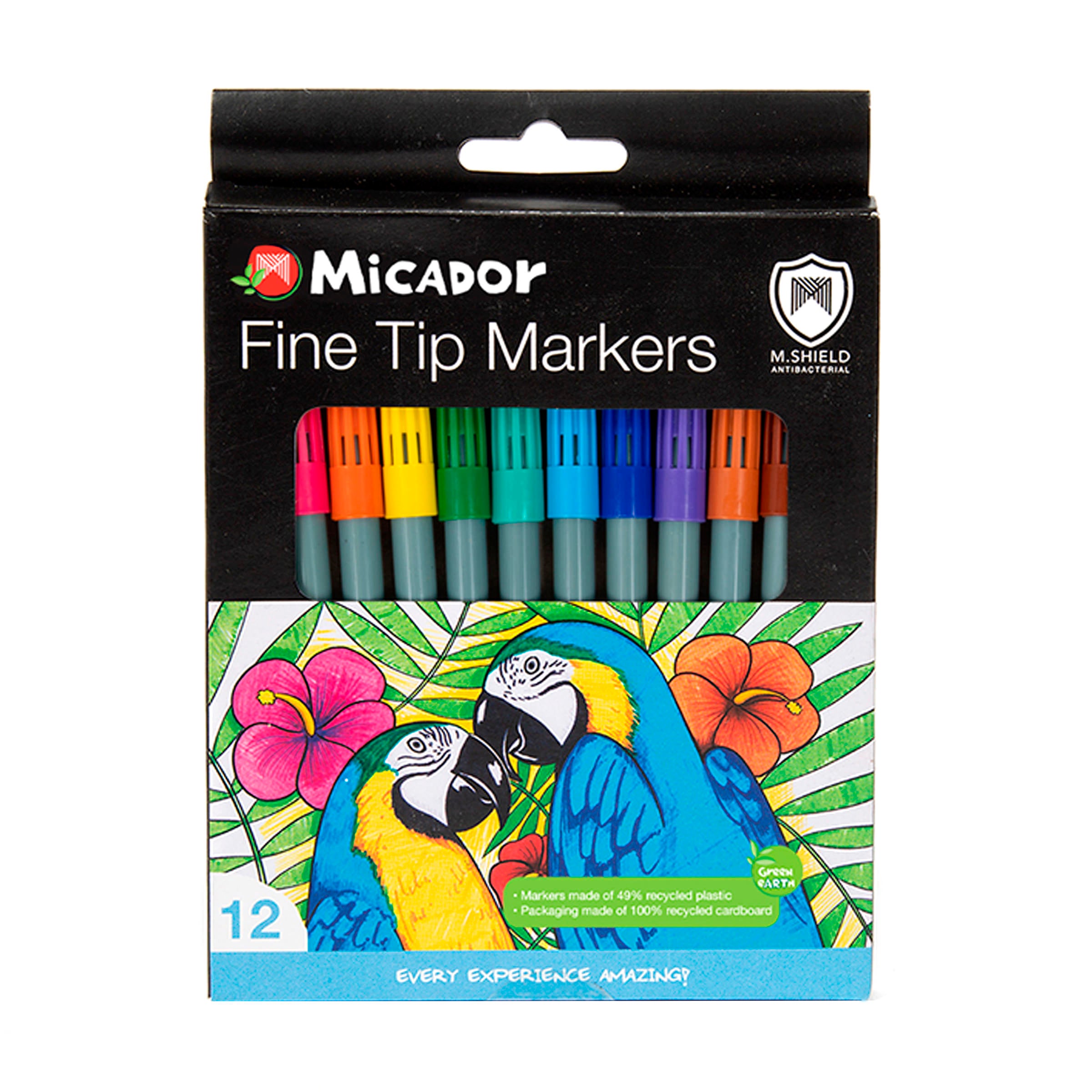 Micador Fine Tip Marker 12Pk