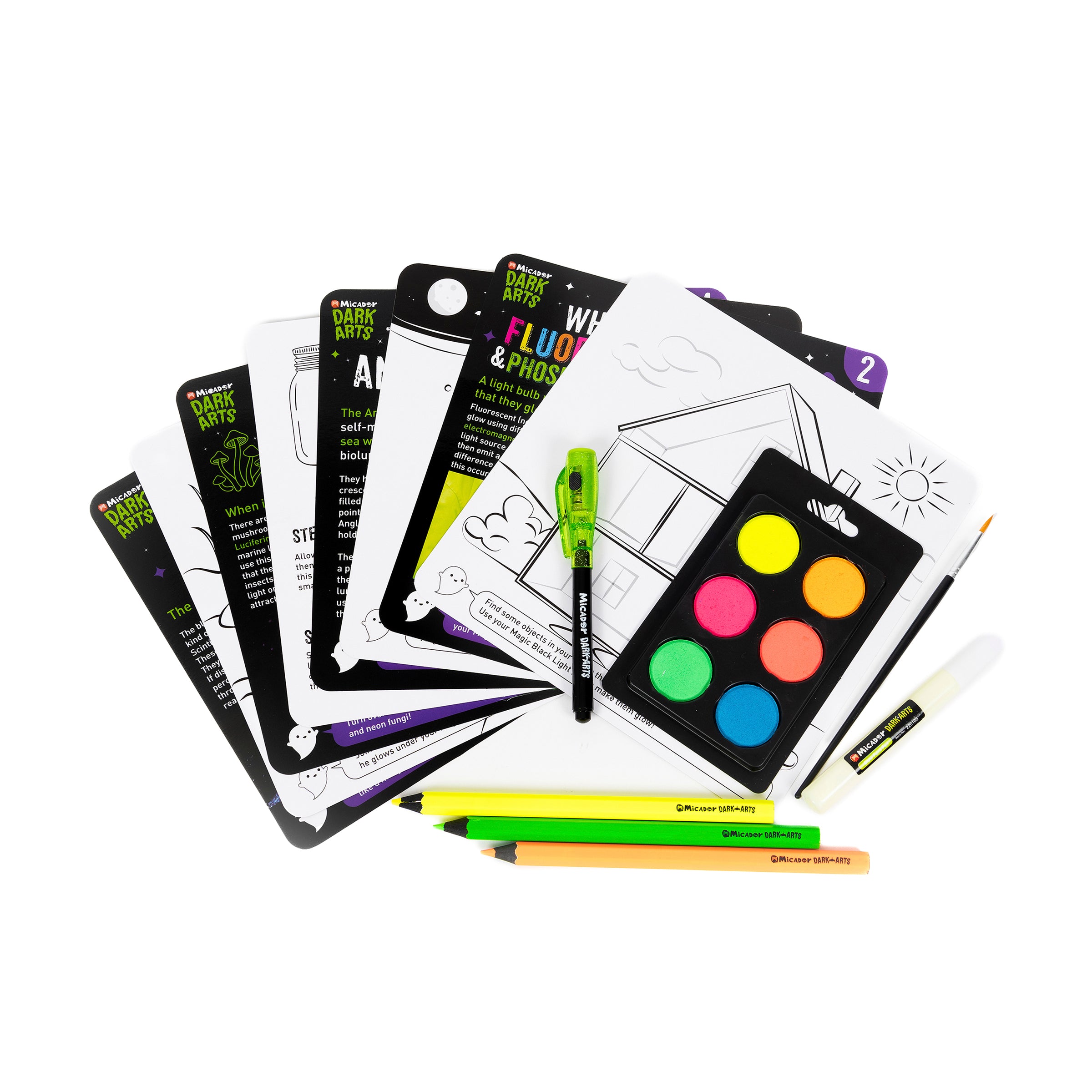 Glow STEAM Activities - Nature Dark Arts