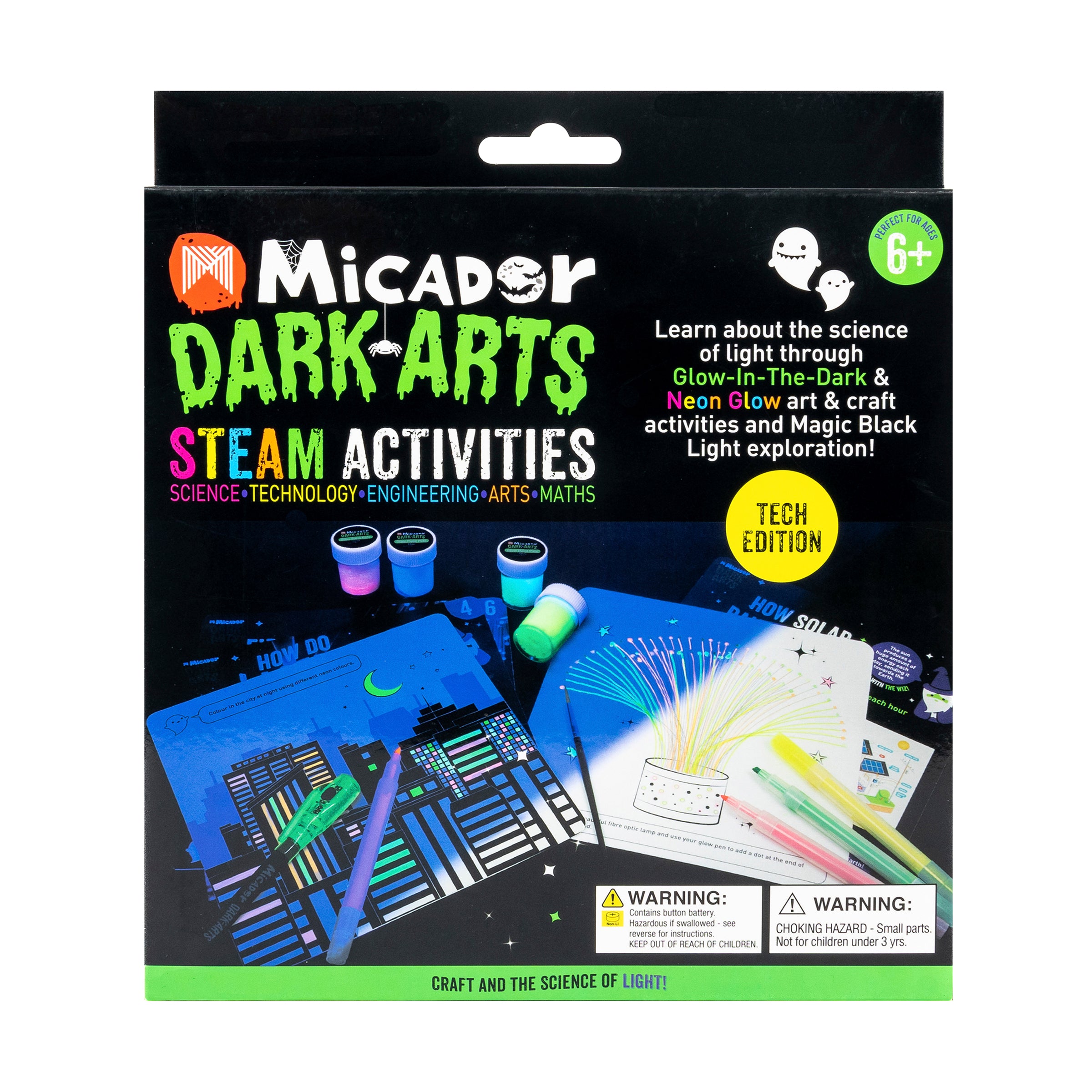 Glow STEAM Activities - Tech Dark Arts