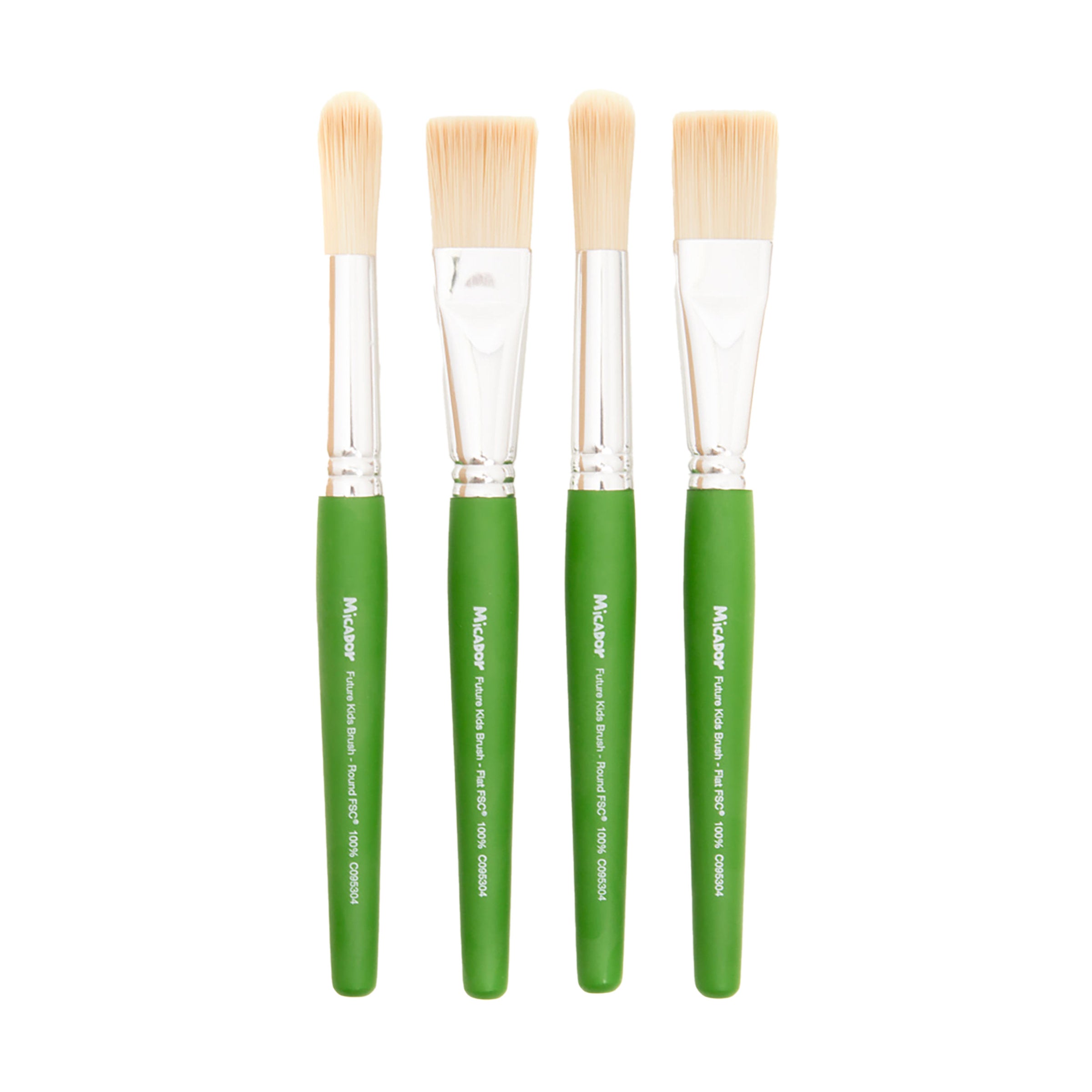 Micador Jr Future Kids Paint Brushes 4Pk