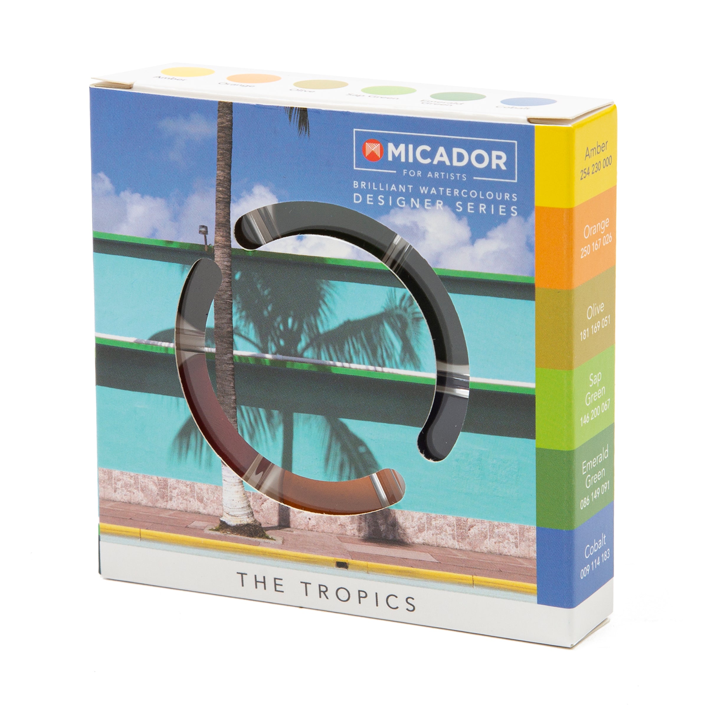Brilliant Watercolour Discs Designer Series - Tropics Micador For Artists