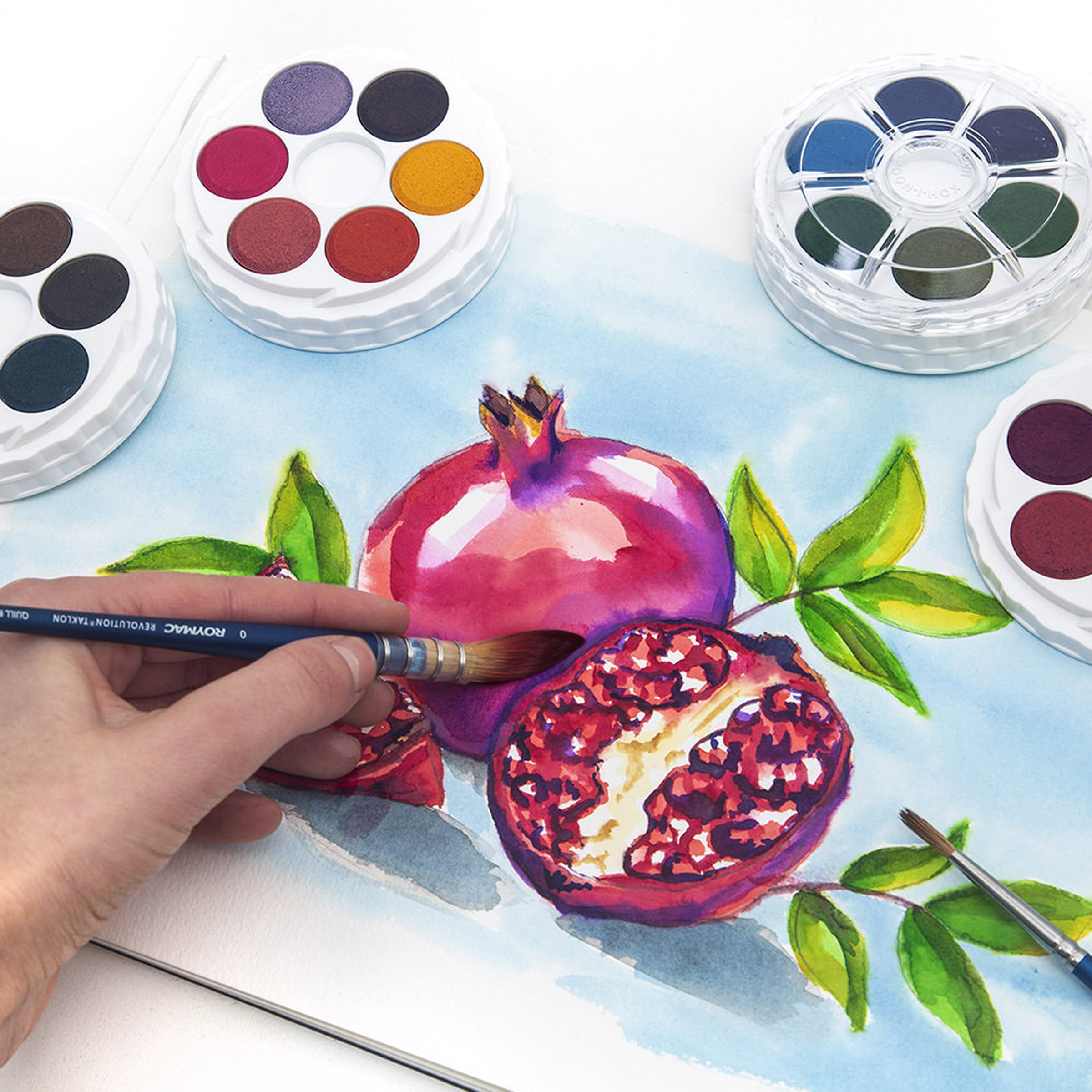 Watercolour Disc- 48 Brilliant Micador For Artists