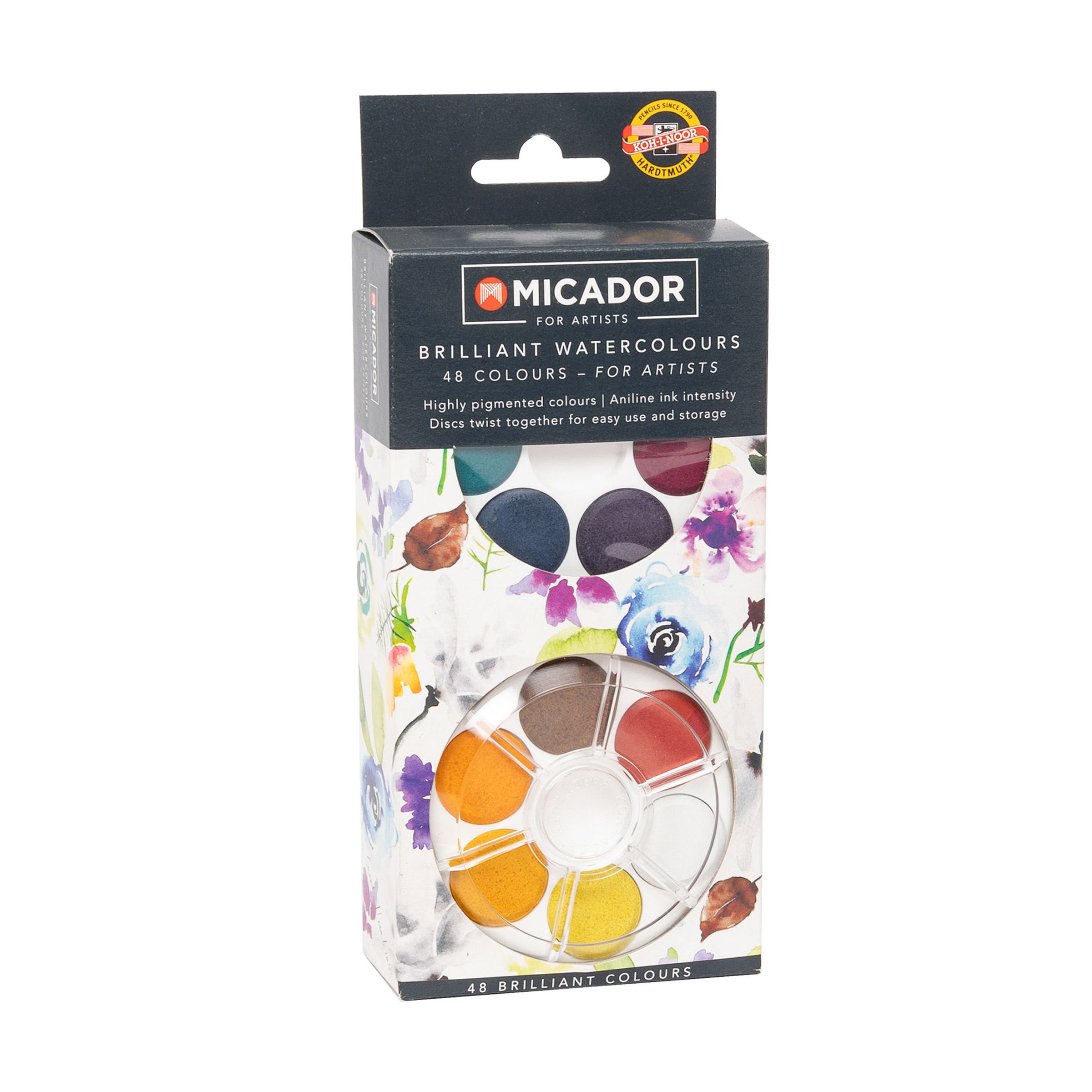 Watercolour Disc- 48 Brilliant Micador For Artists