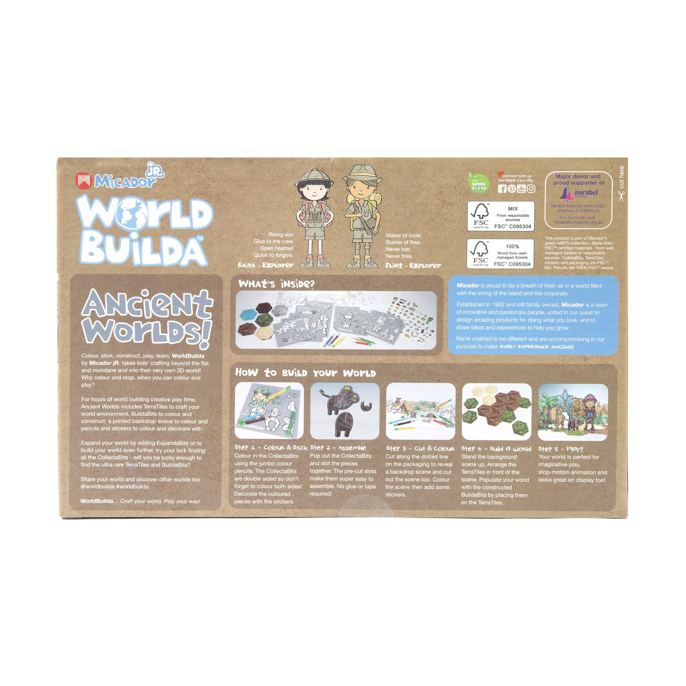 WorldBuilda Ancient Worlds FSC Mix Micador jR.