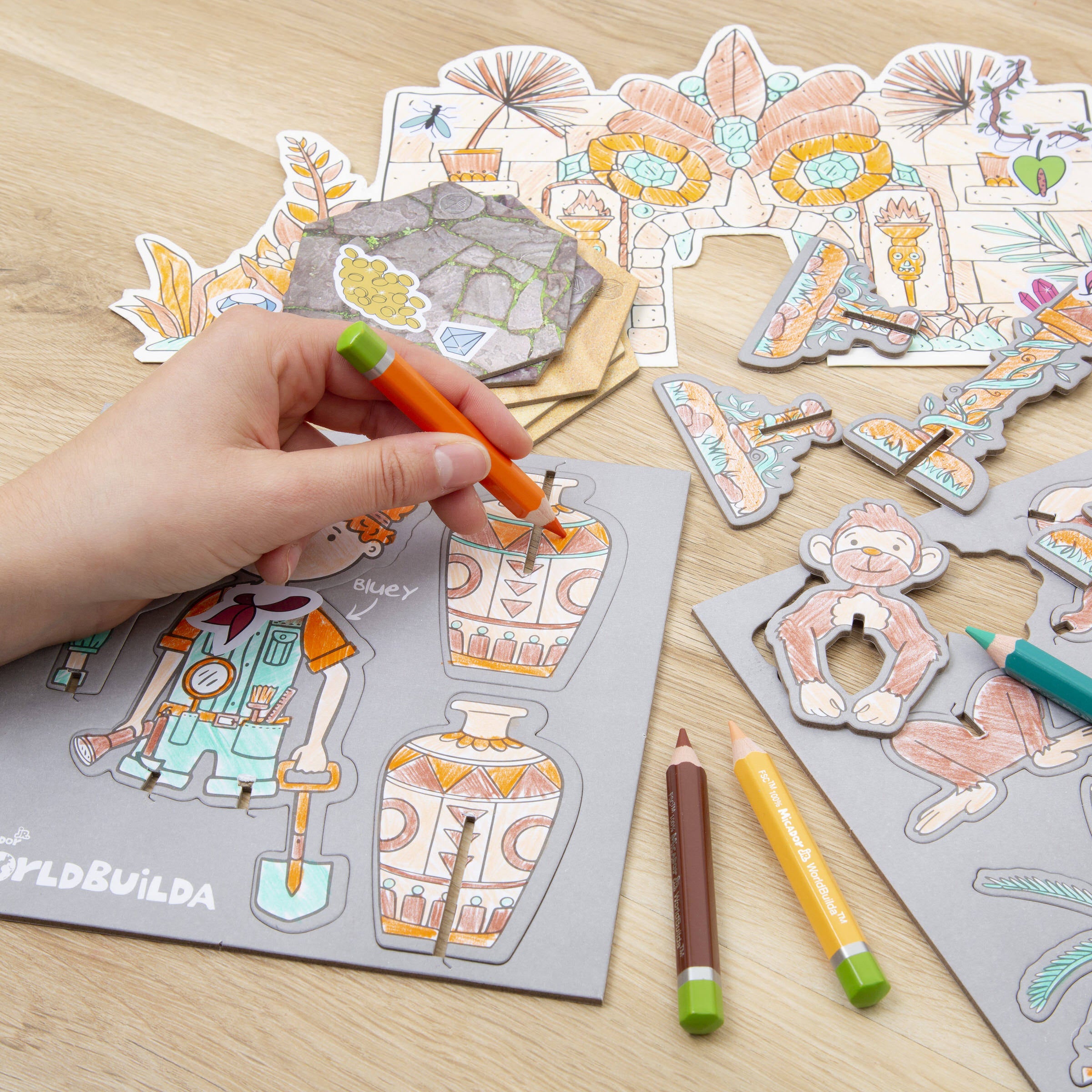 WorldBuilda ExpandaBits FSC Mix - Bluey Micador jR.