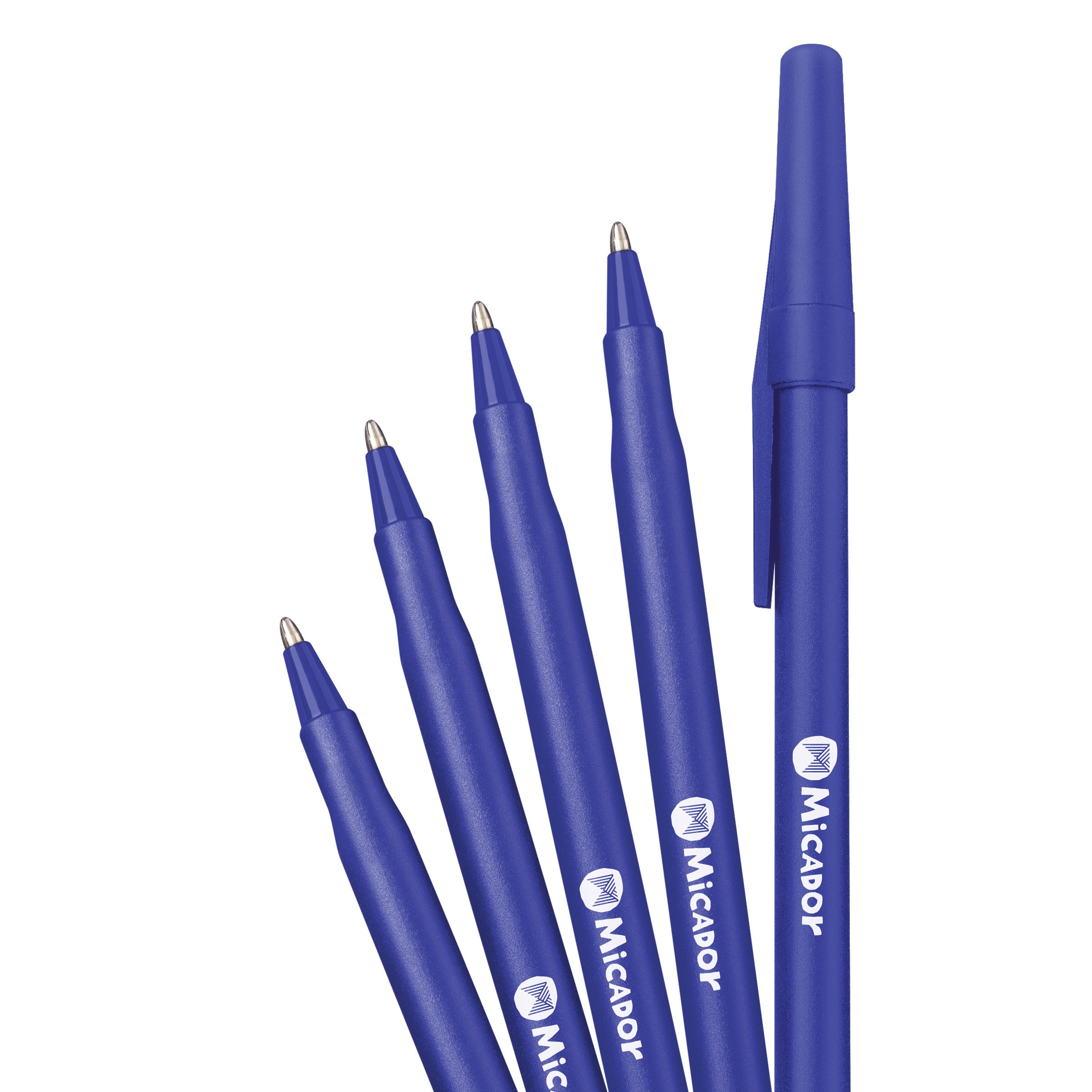 EcoBallpoint Pens, Blue, Box 20, Micador
