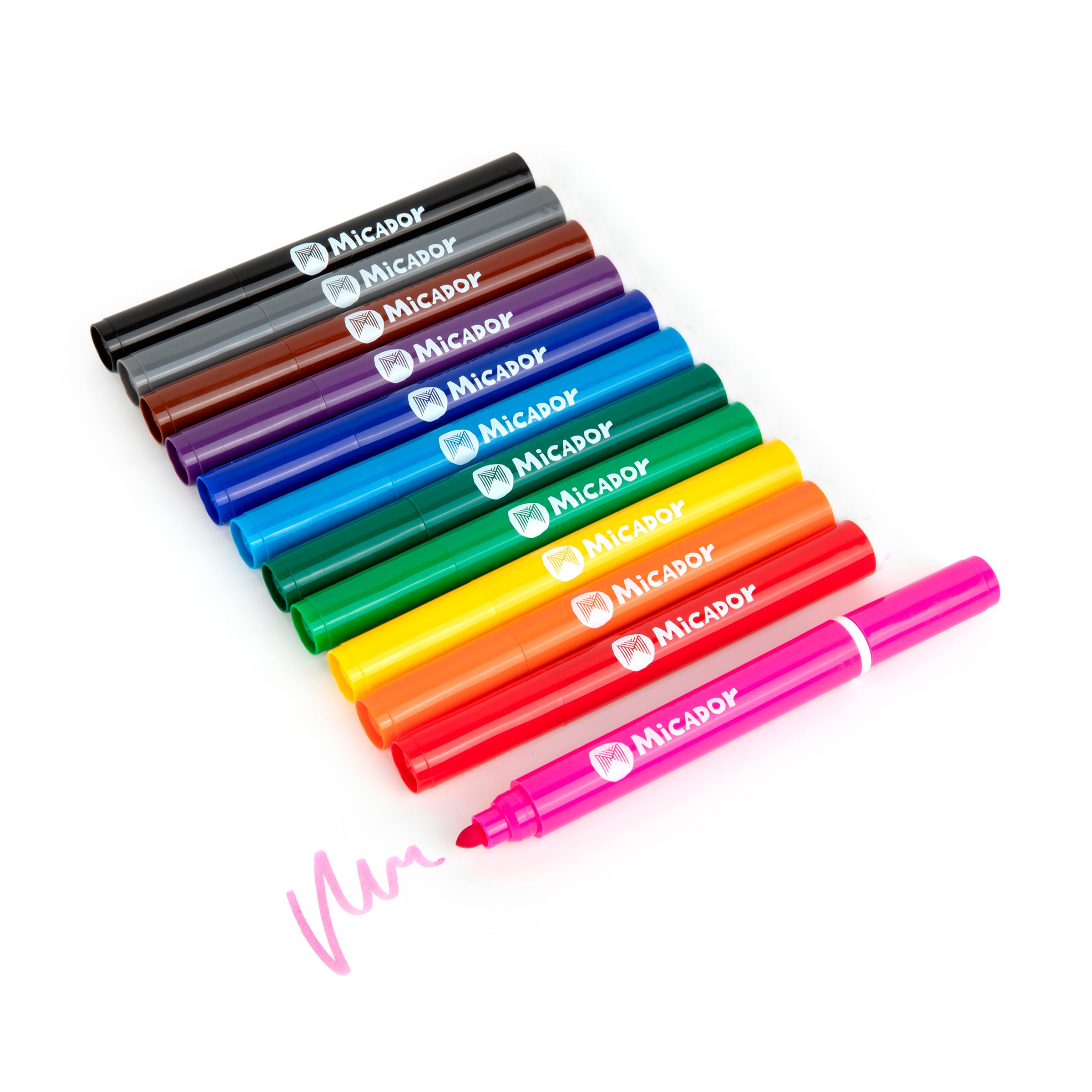 Jumbo Sink-proof Markers, Bright, Pack 48, Micador