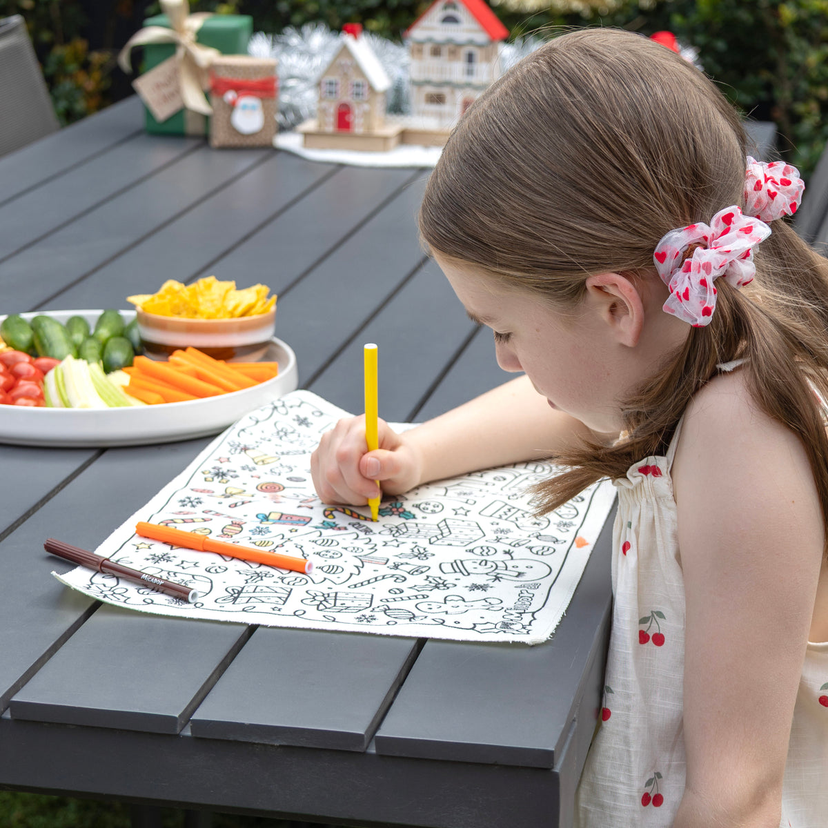 Colour Wash Repeat Christmas Placemats, 450x300mm, Pack 2, Micador jR.