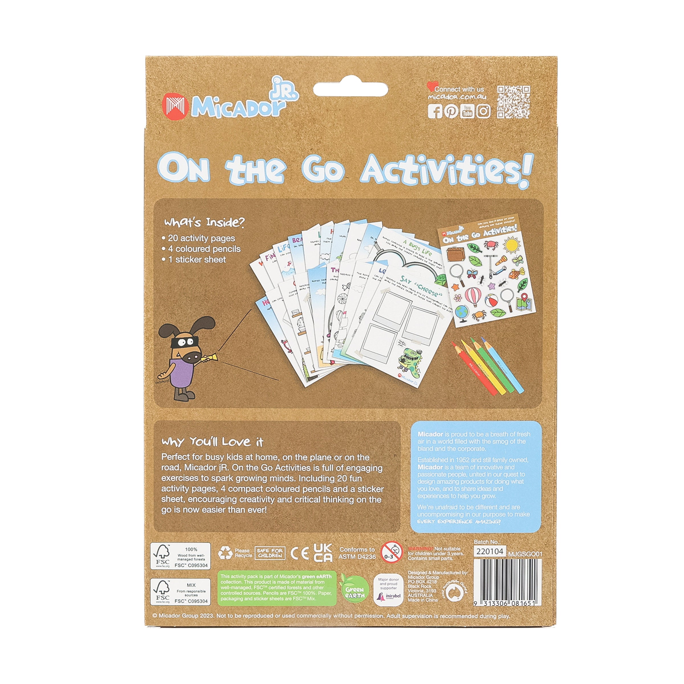 On The Go Activity Pack FSC MIX Micador jR