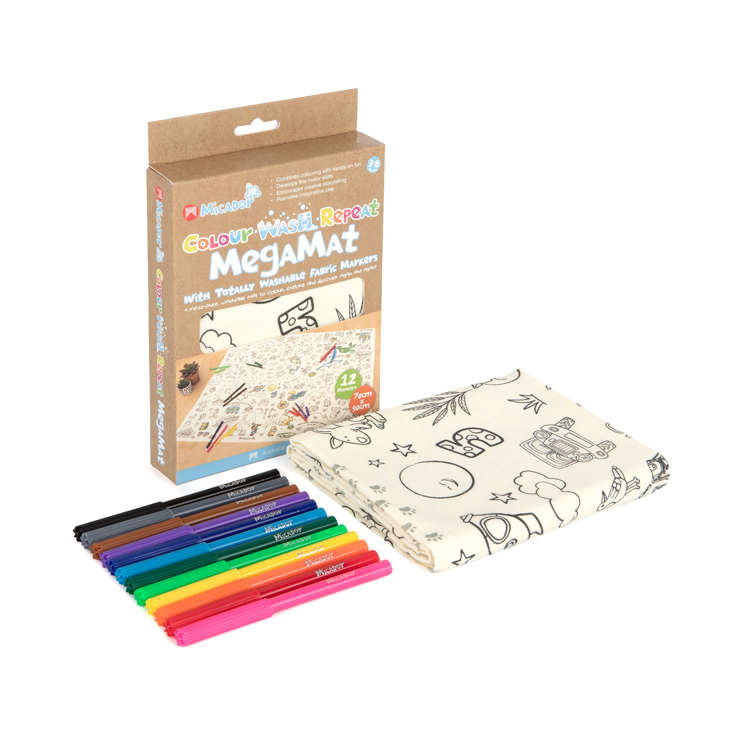 Colour Wash Repeat MegaMat, 700 x 900mm, Micador jR.
