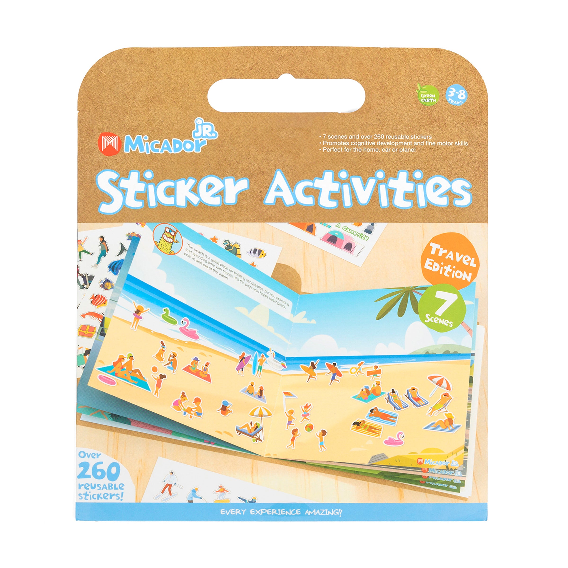 Micador Jr Sticker Activities Travel