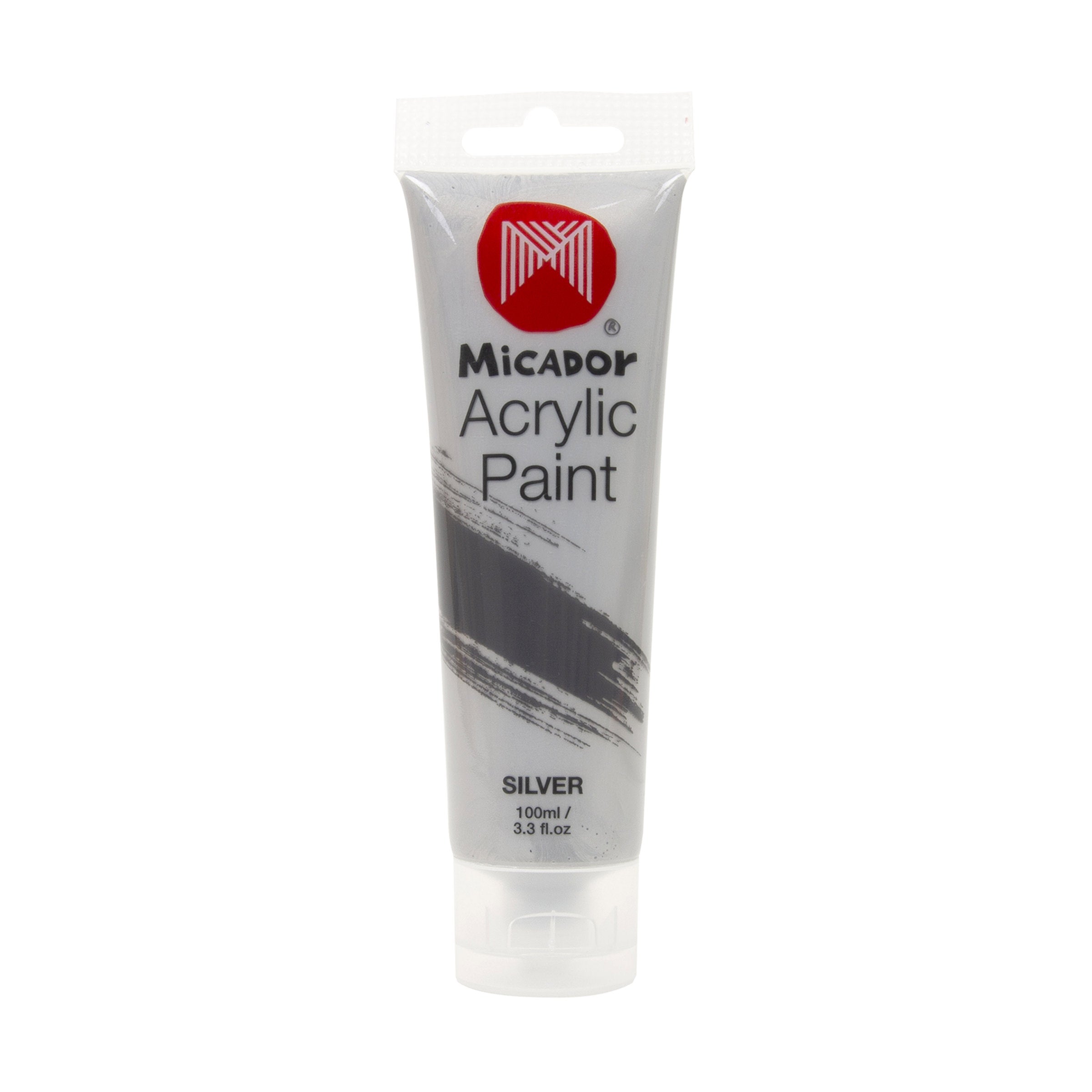 Micador Acrylicpaint Basic Silver 100Ml