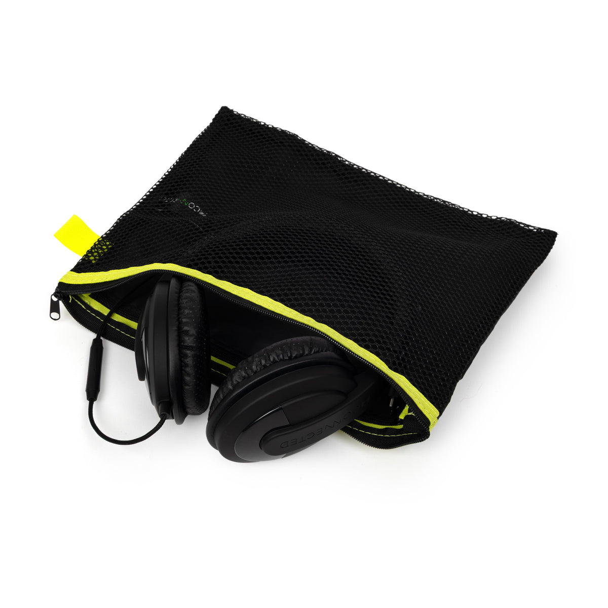 Headphones Mesh Pouch - Black, 270 x 210mm MCONNECTED
