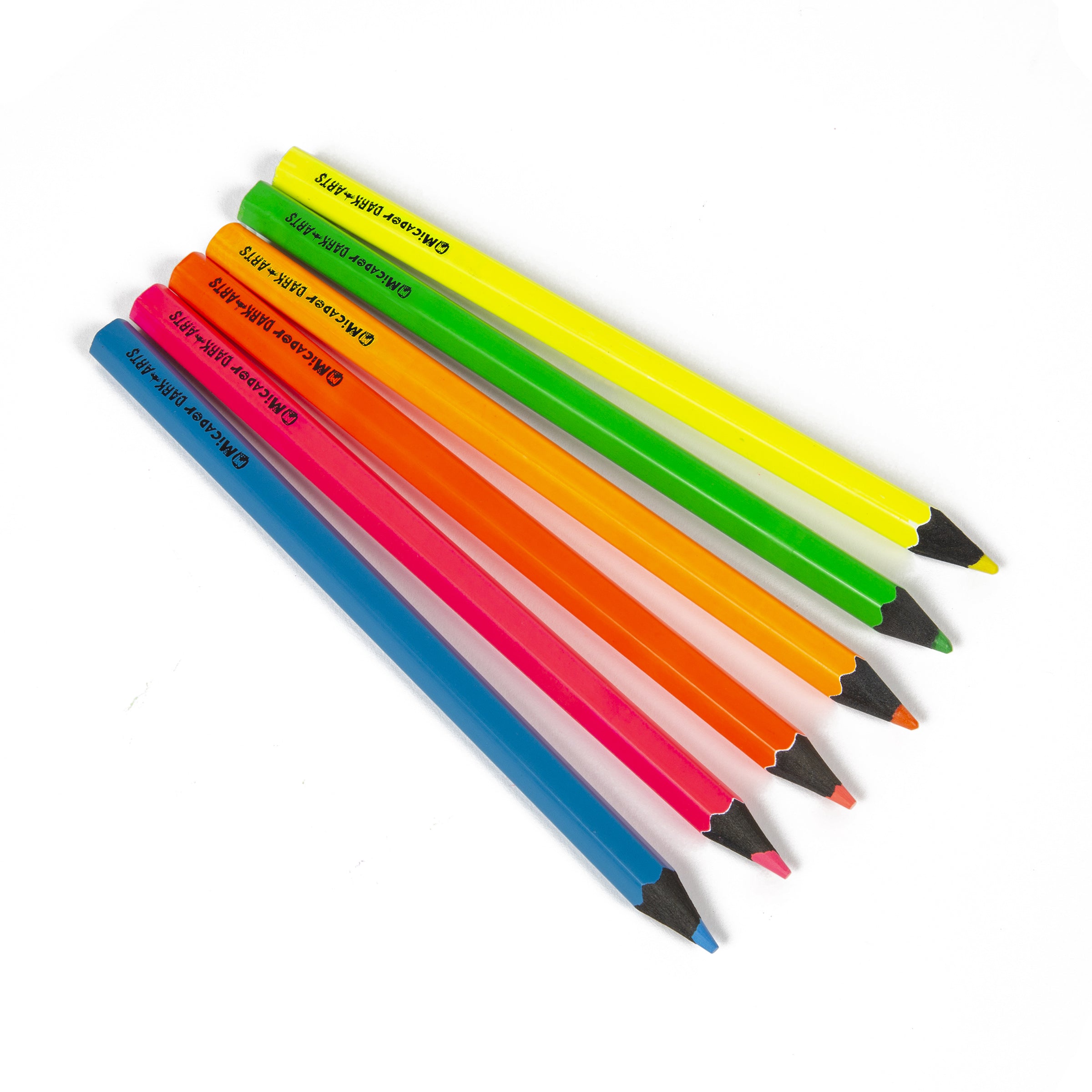 Dark Arts Neon Jumbo Crayons 6Pk