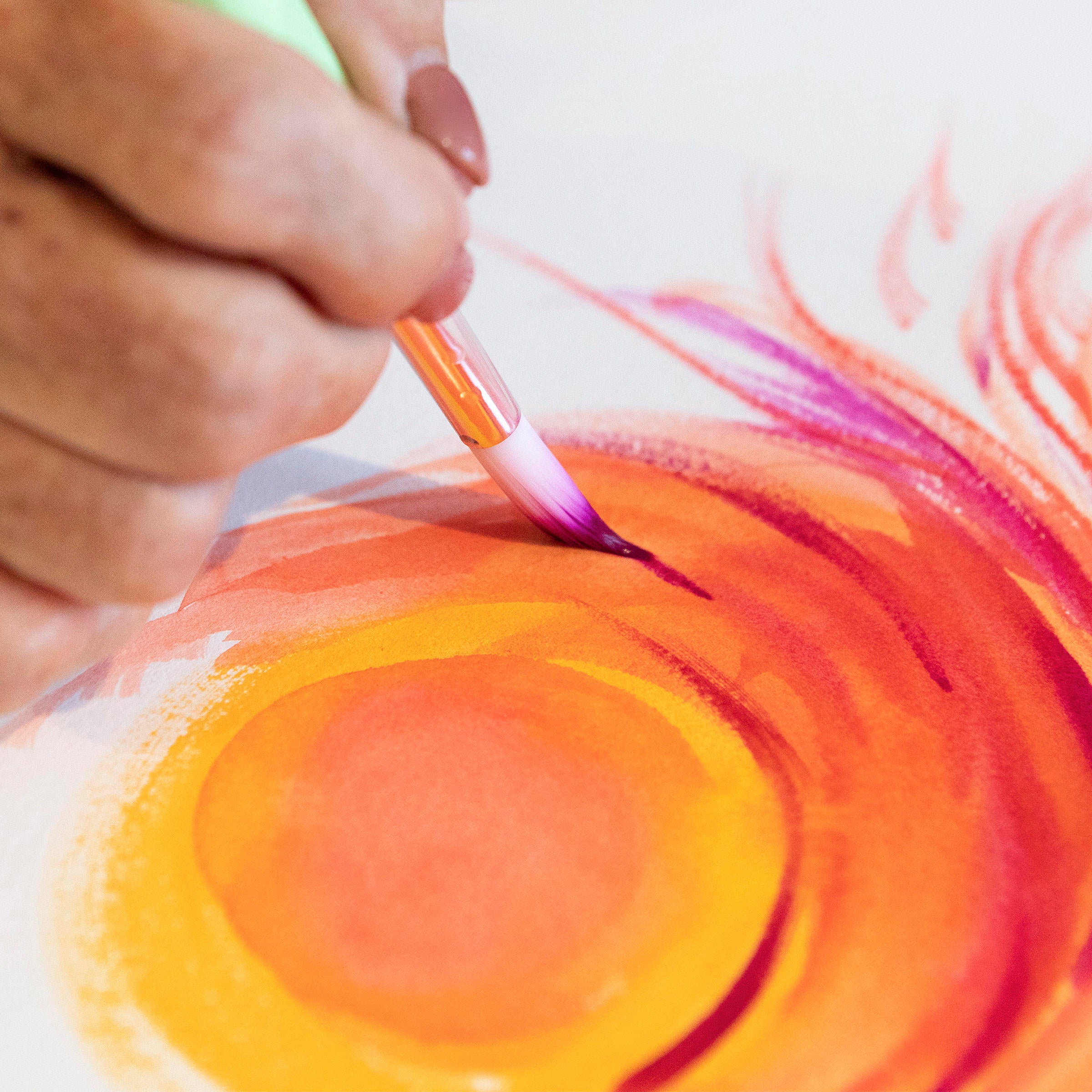 Easy Flow Watercolour Paint Station, Summer Selection, Disc 8, Micador Timeless