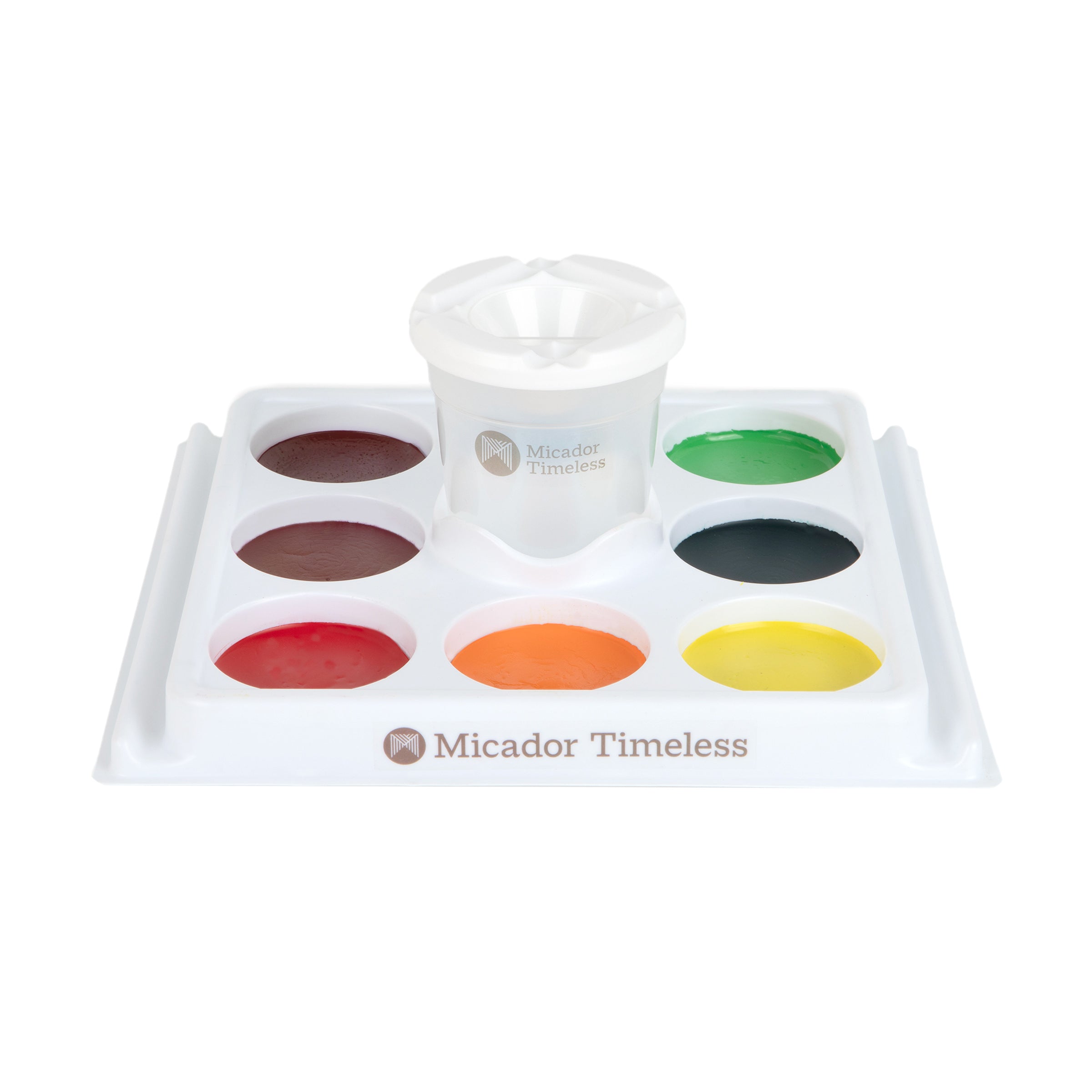 Easy Flow Watercolour Paint Station, Summer Selection, Disc 8, Micador Timeless