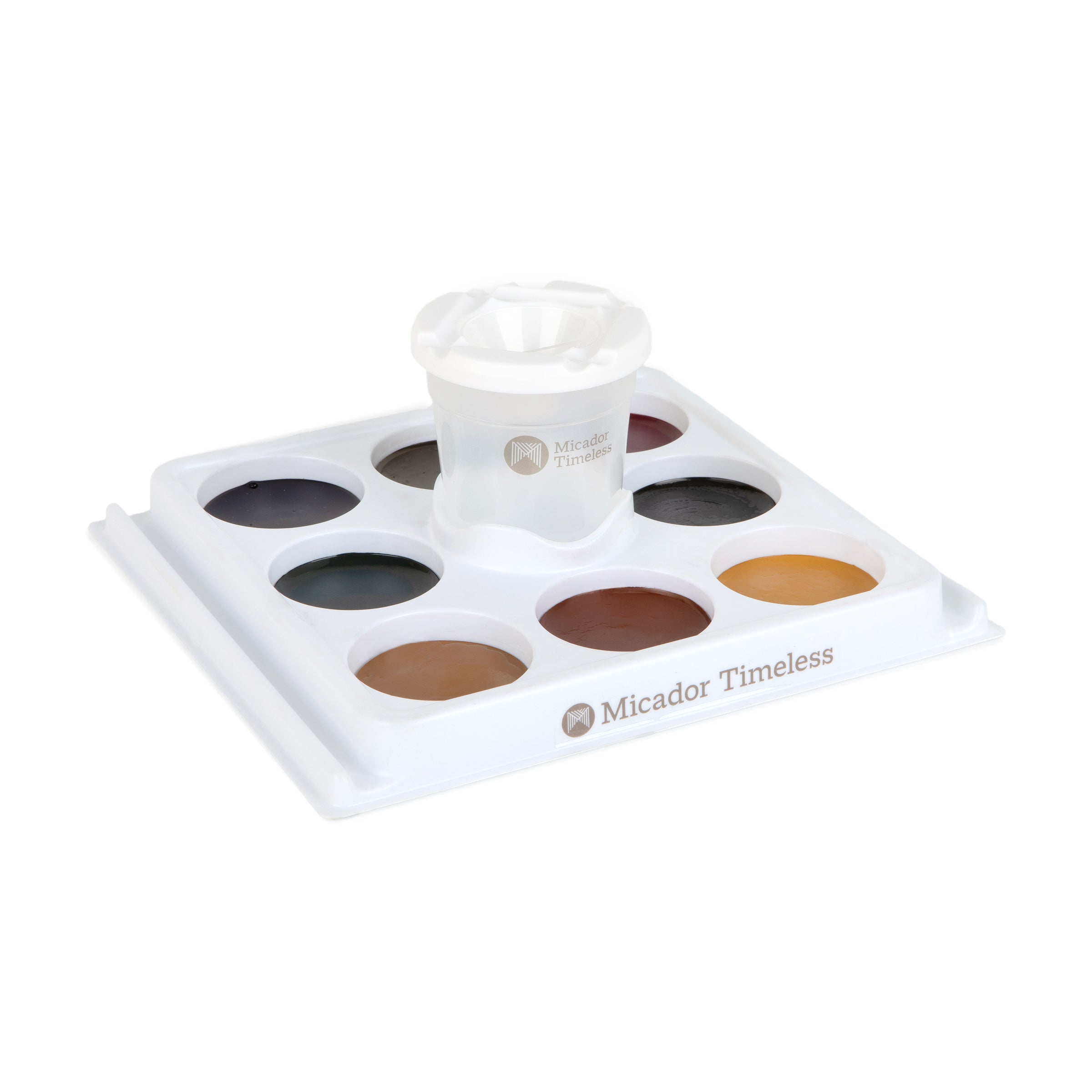 Easy Flow Watercolour Paint Station, Winter Selection, Disc 8, Micador Timeless