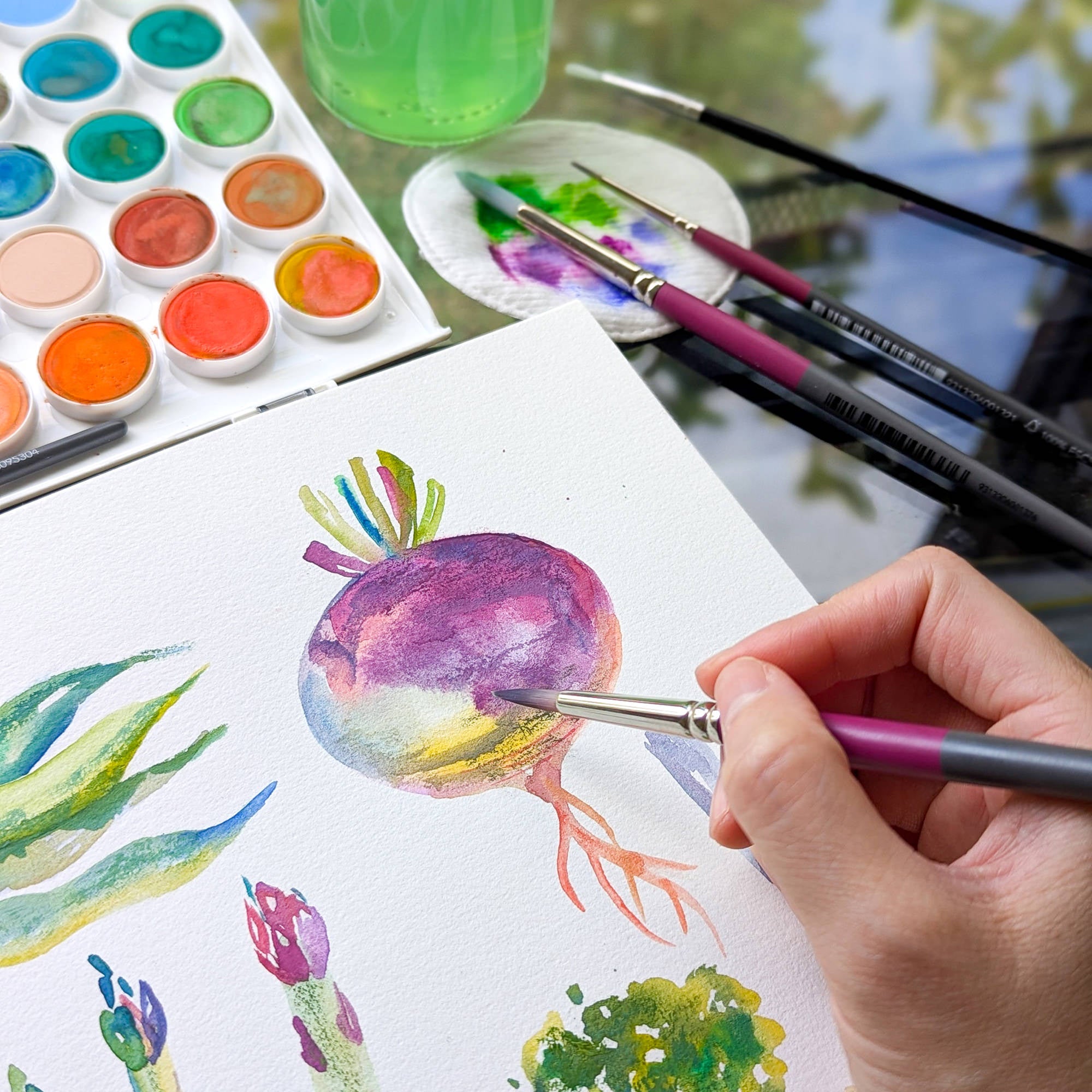 Watercolour Palette Stylist, Disc 48 Micador