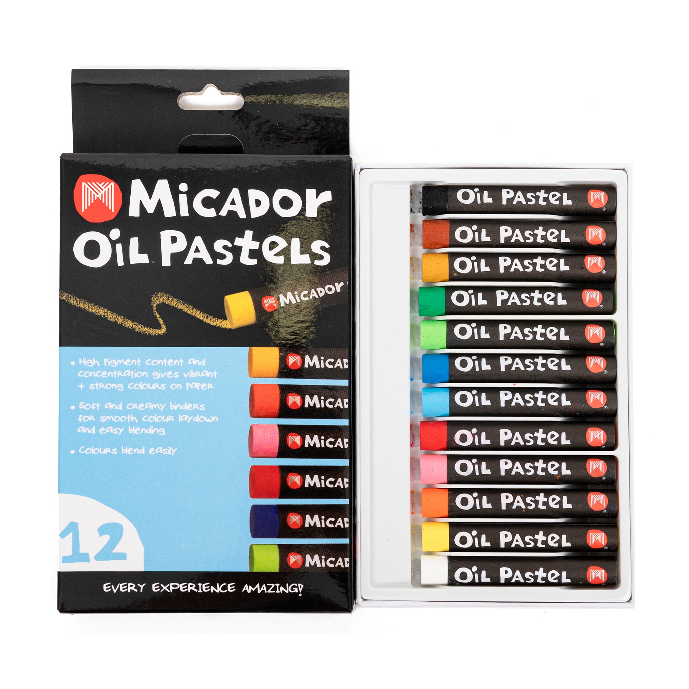 Micador Oil Pastels 12Pk