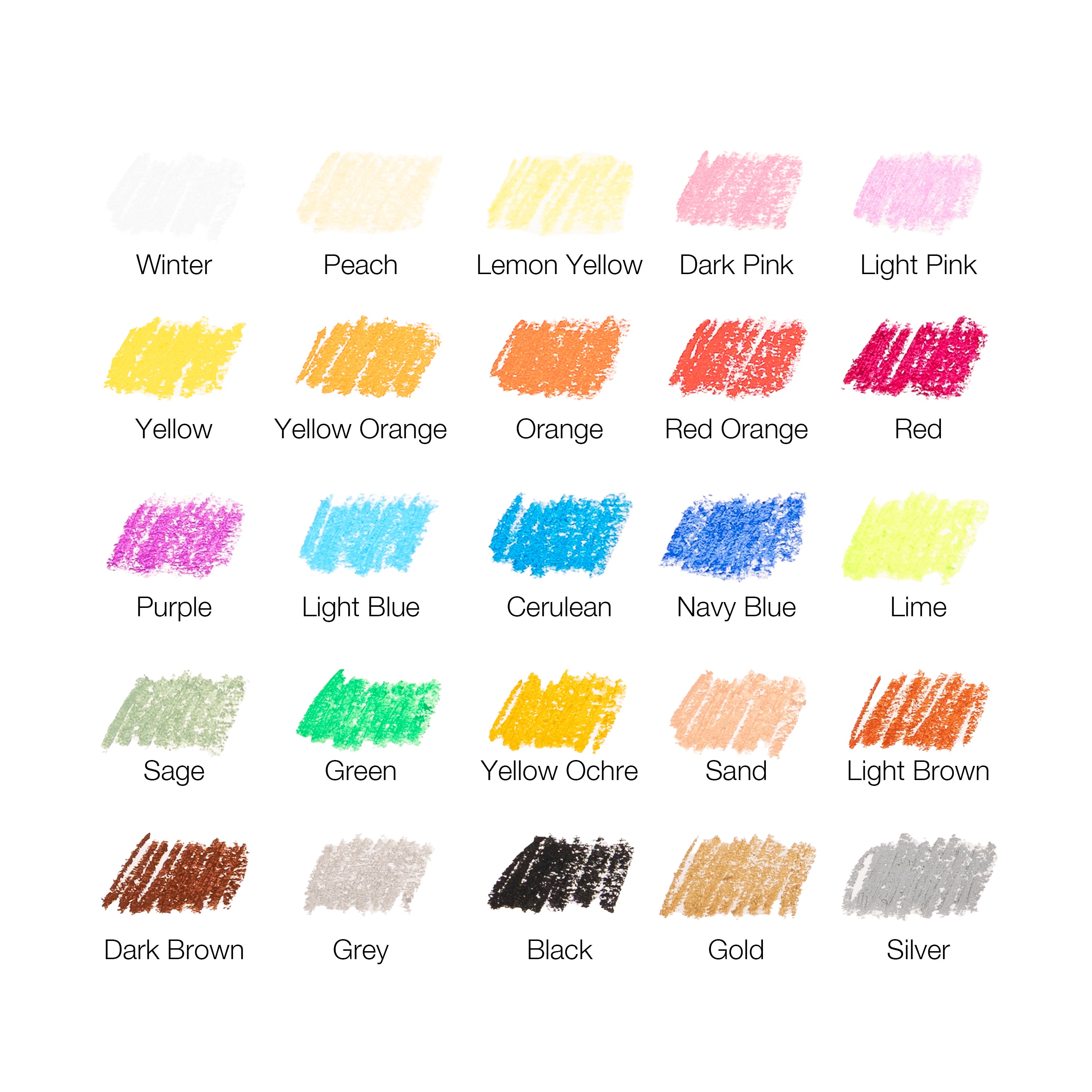 Micador Oil Pastels 25Pk