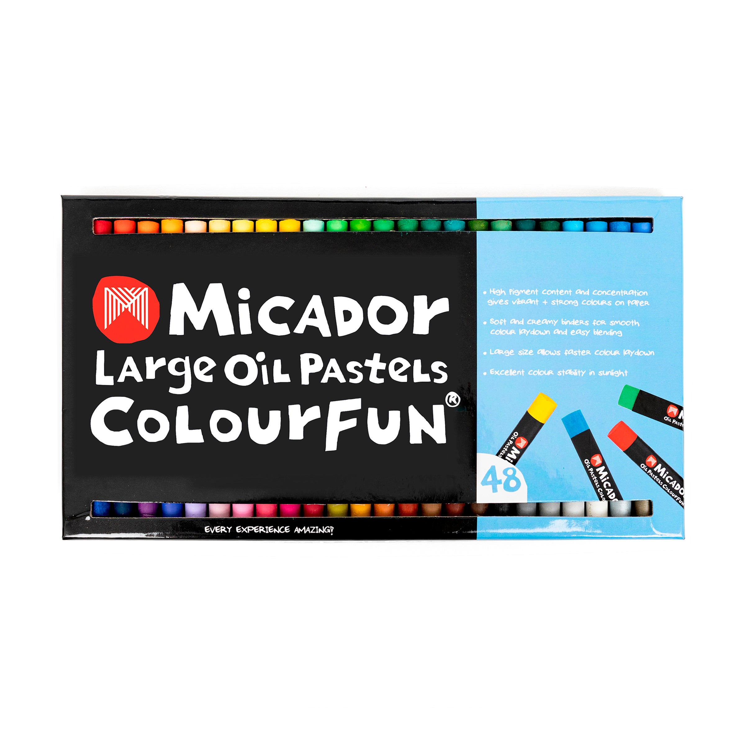 Micador Large Oil Pastels Colourfun 48Pk