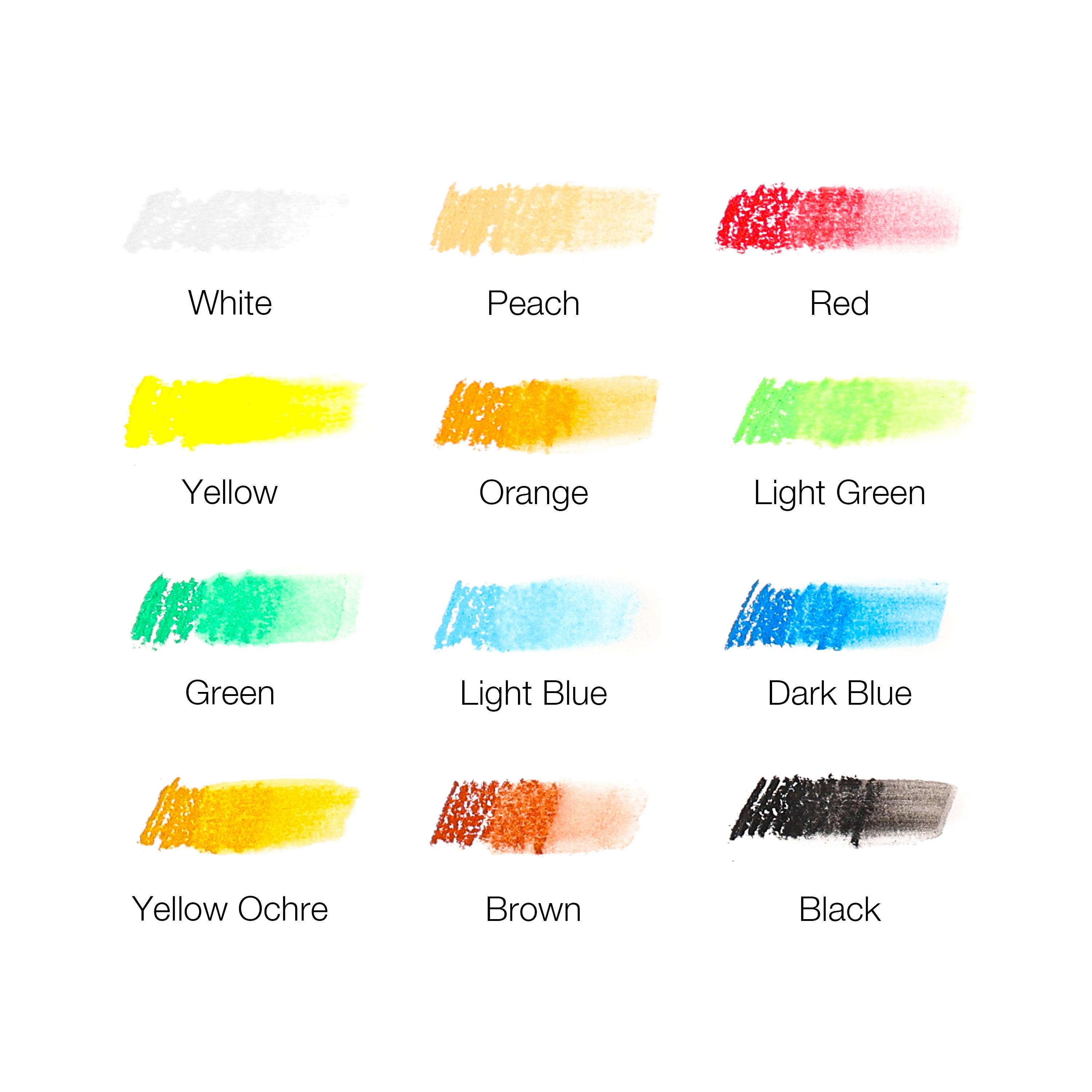 Micador Large Oil Pastels 12Pk Watersoluble