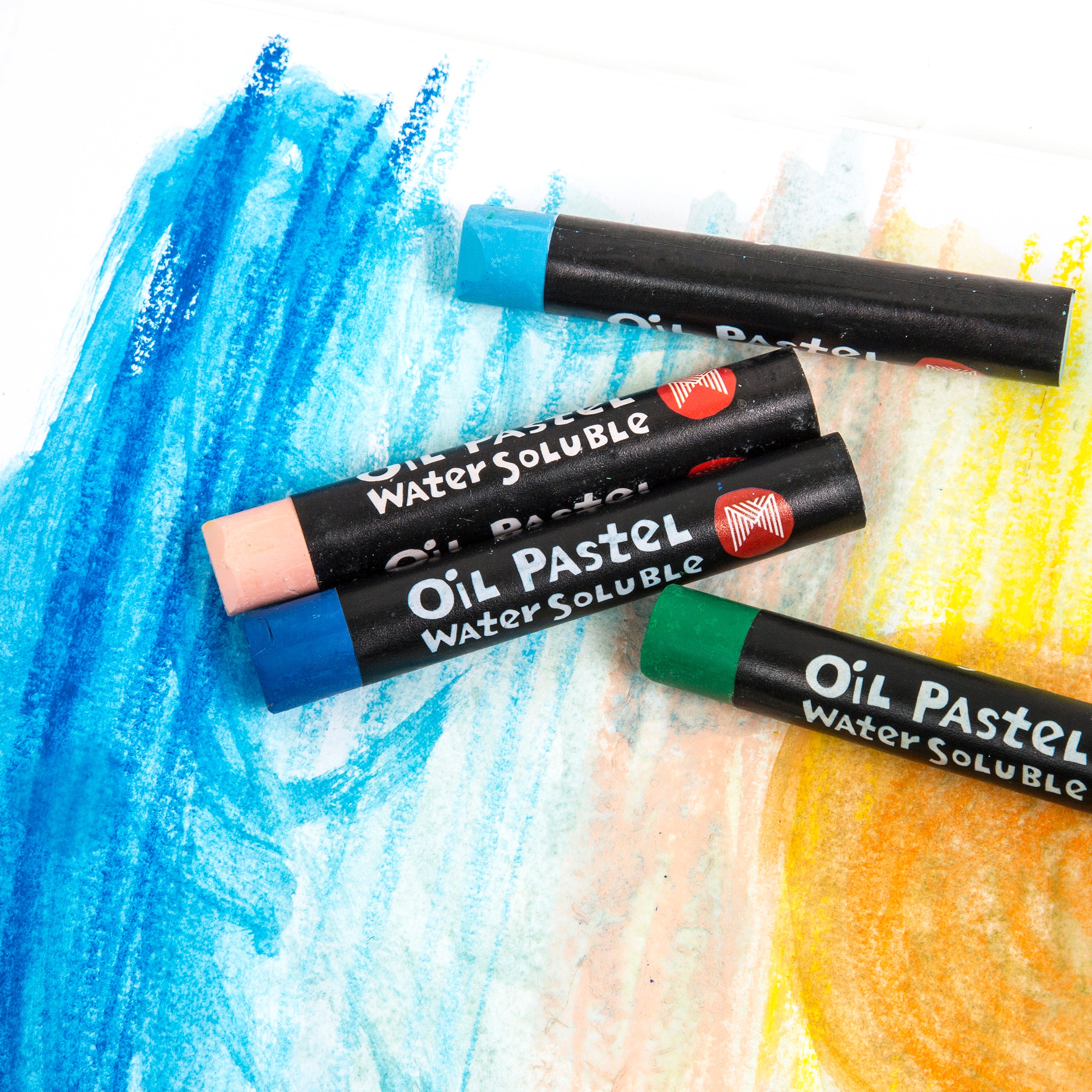 Micador Large Oil Pastels 24Pk Watersoluble