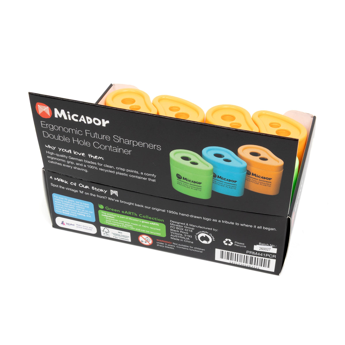 Ergonomic Future Sharpener Double Hole Micador