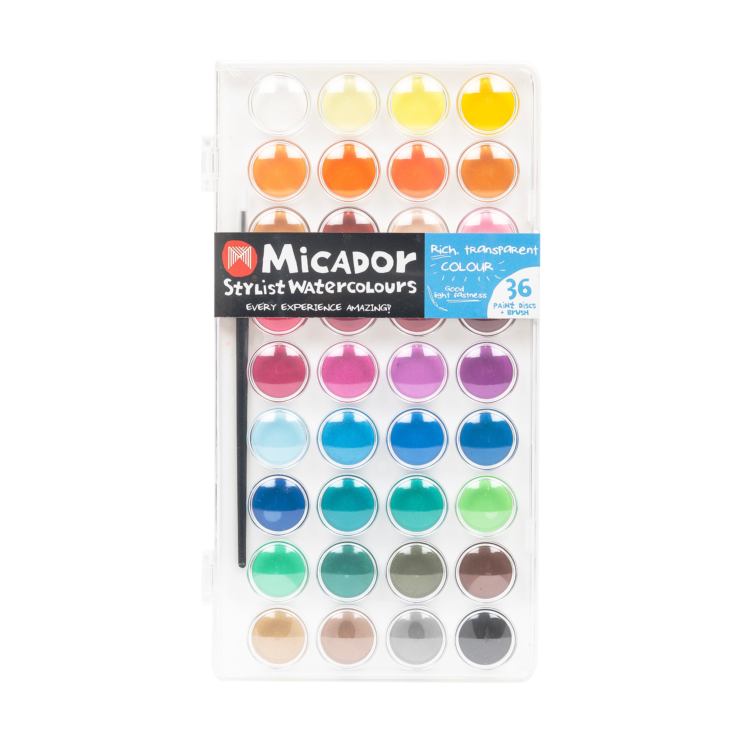 Micador Watercolour Palette 36 Disc